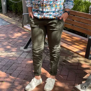 A Fish Named Fred - Chino Pant - Green