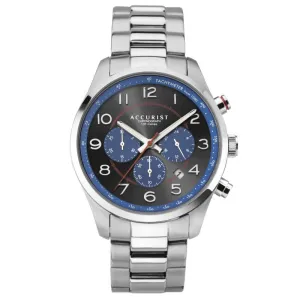 Accurist Stainless Steel Mens Chronograph Watch 7408