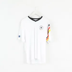 Adidas Deutscher Fussball Bund Mens XL Shirt White Jogis Joker 14 fur Rio Football Jersey