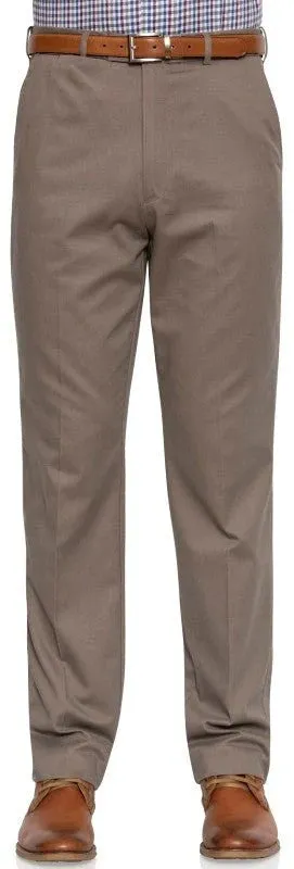 Ambler - Ezi-Waist Country Look Chino Trousers - Tobacco | Stone | Navy | Olive