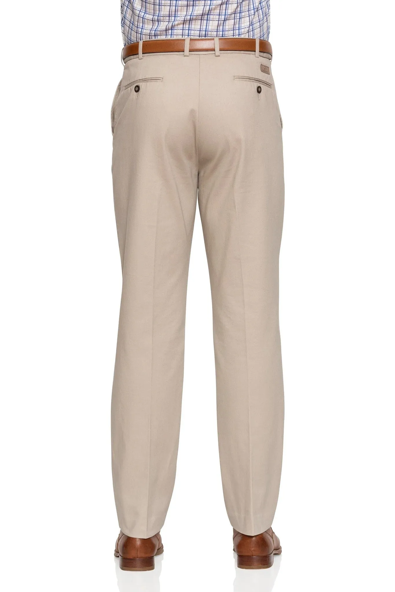 Ambler - Ezi-Waist Country Look Chino Trousers - Tobacco | Stone | Navy | Olive