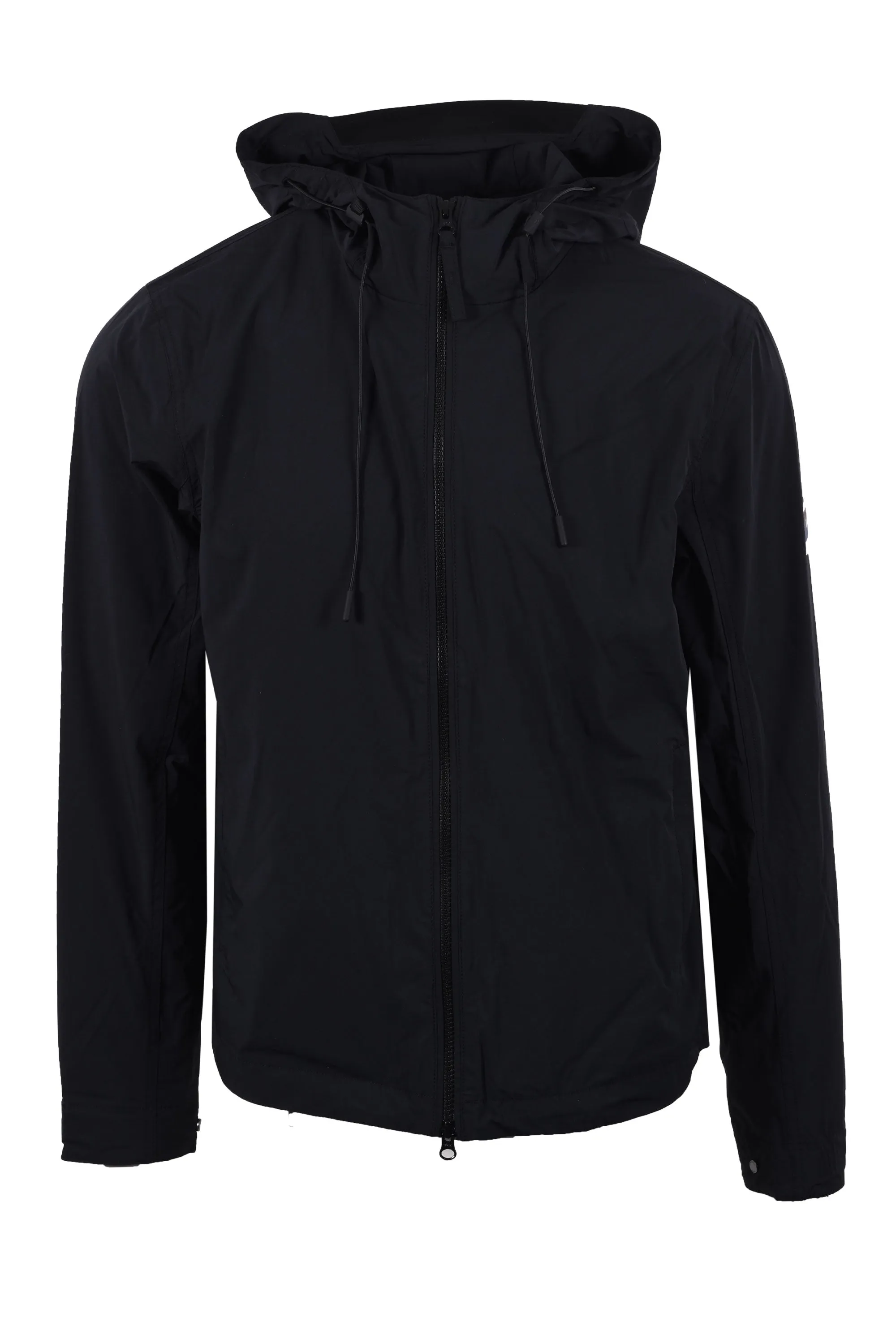 Aquascutum Active Hooded Stretch Windbreaker Black