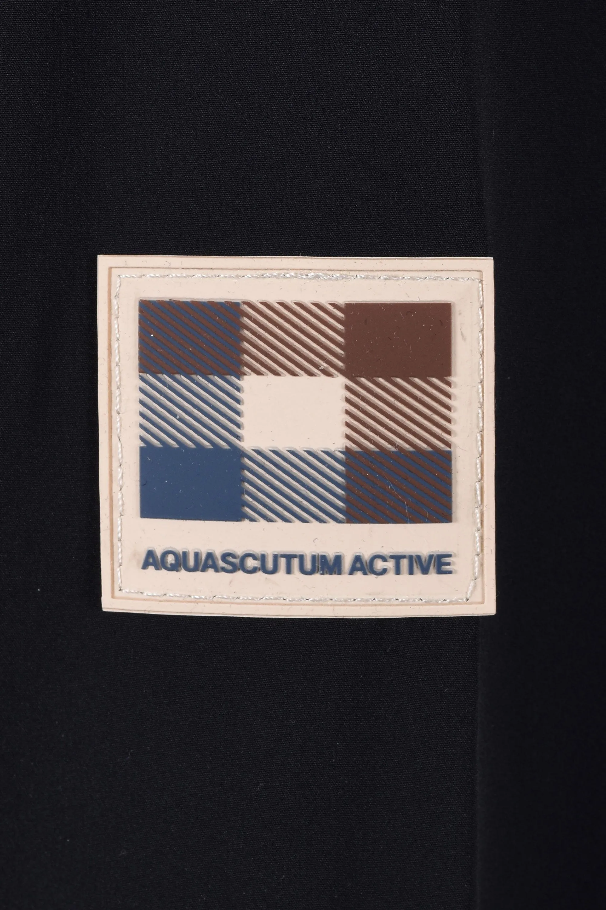 Aquascutum Active Hooded Stretch Windbreaker Black