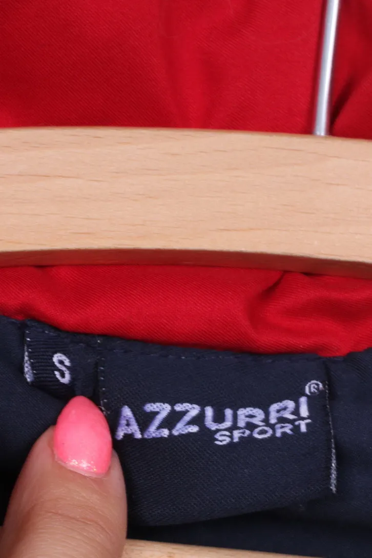 Azzuri Sport Cumann Peil Gael na MBAN Mens S Jacket Full Zipper Navy Sportswear Lightweight Mullinahone Under 16 County Chamions 2009