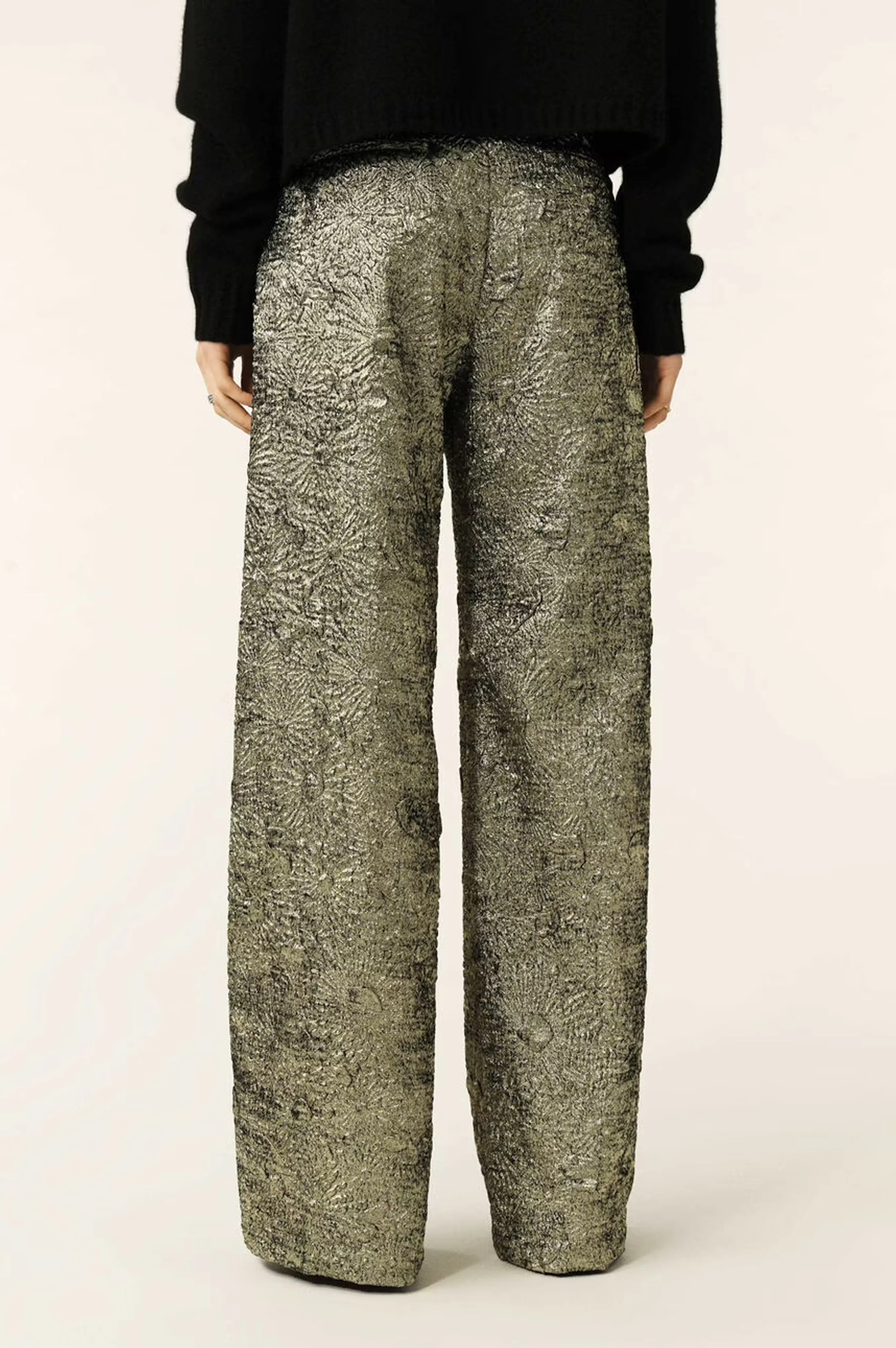 Ba&sh Bista Gold Trousers