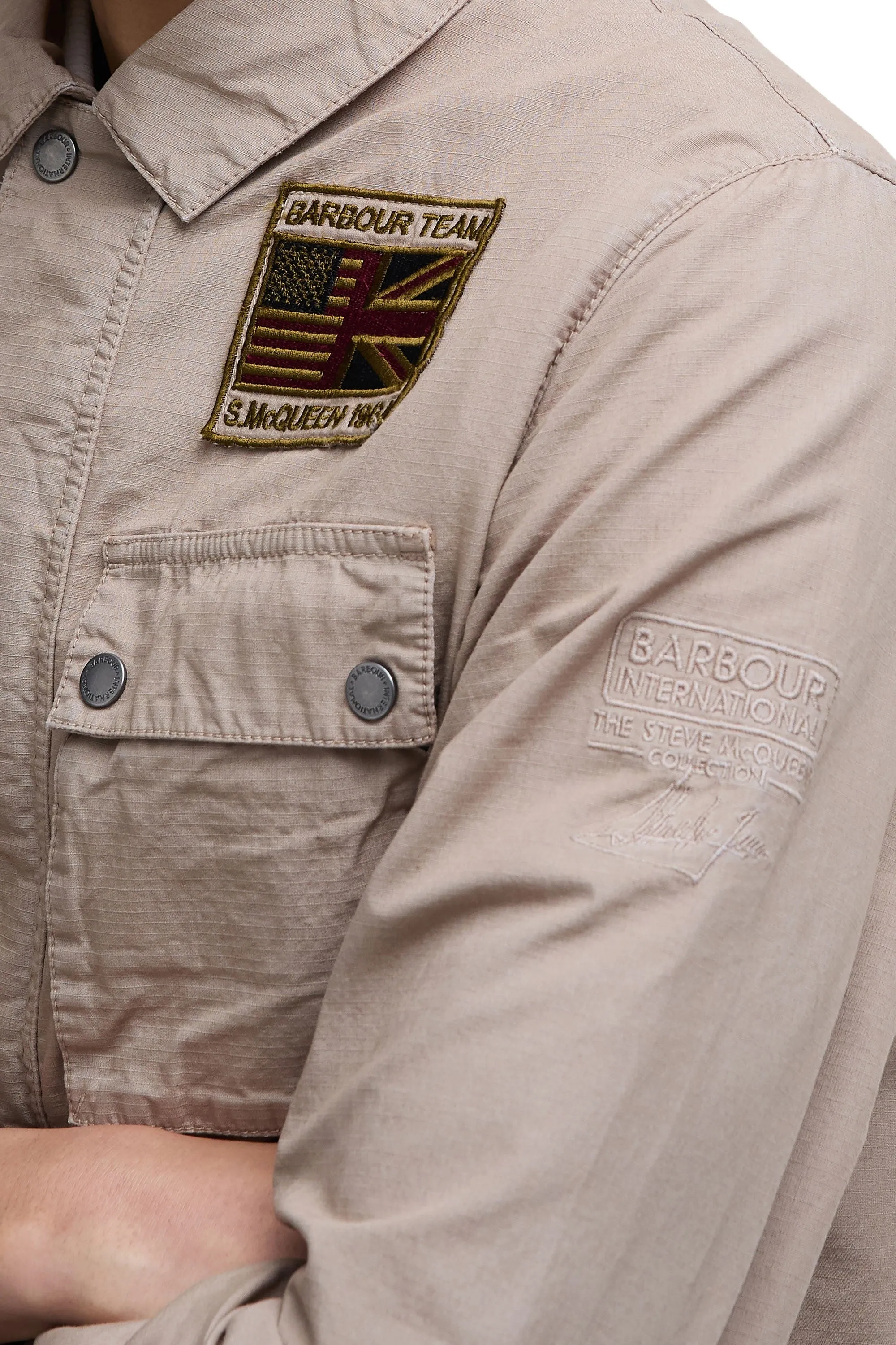 Barbour International Workers Casual Jacket Timberwolf