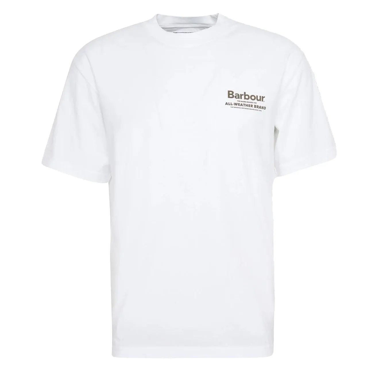 Barbour Outdoors Graphic Fit T-Shirt White