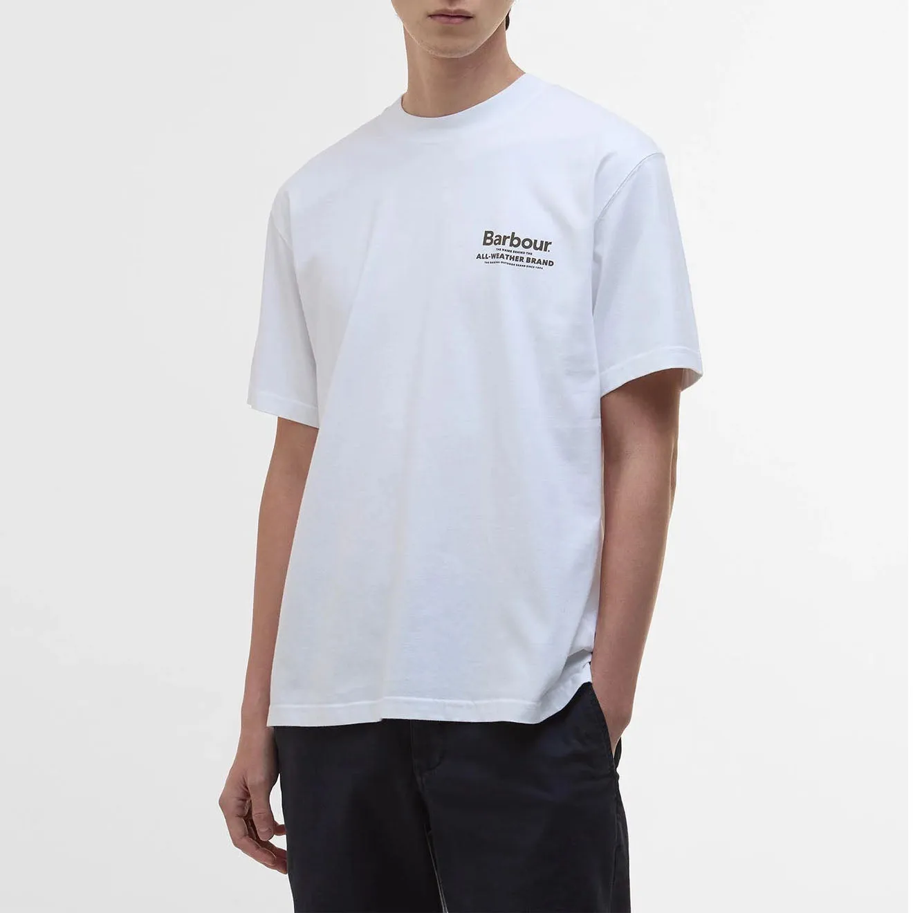 Barbour Outdoors Graphic Fit T-Shirt White