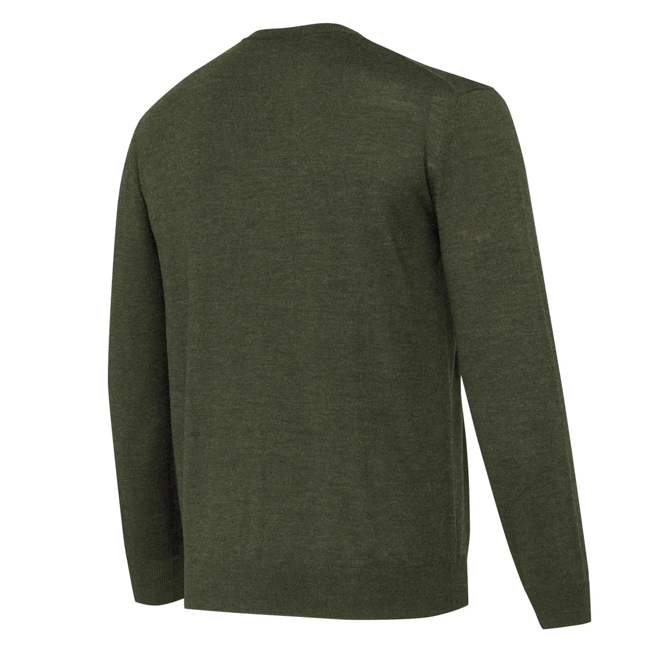 Beretta Merino V-Neck Sweater Green Moss