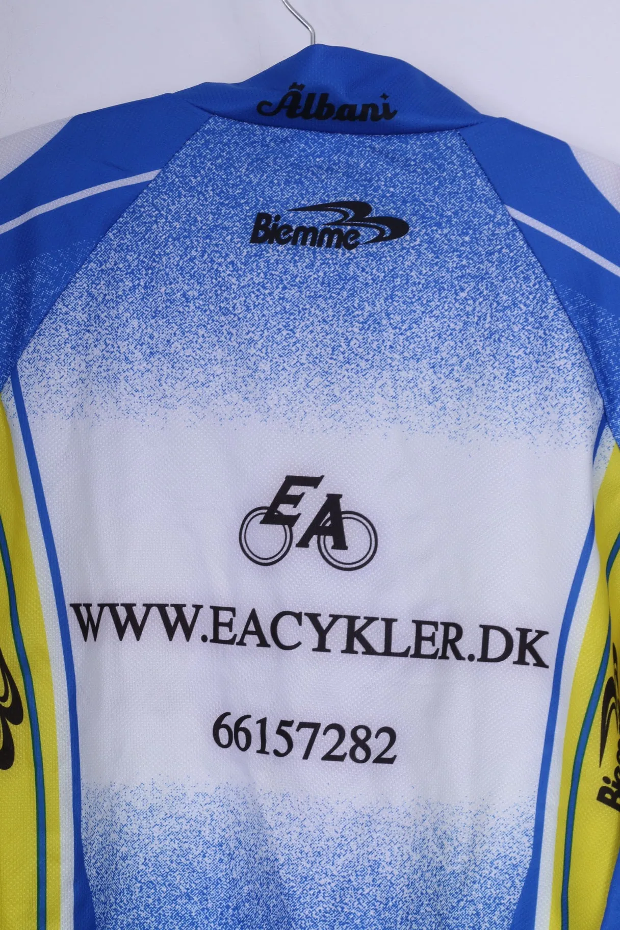Biemme Mens XL Bike Jacket Blue Zip Up Lightweight Cycling Top