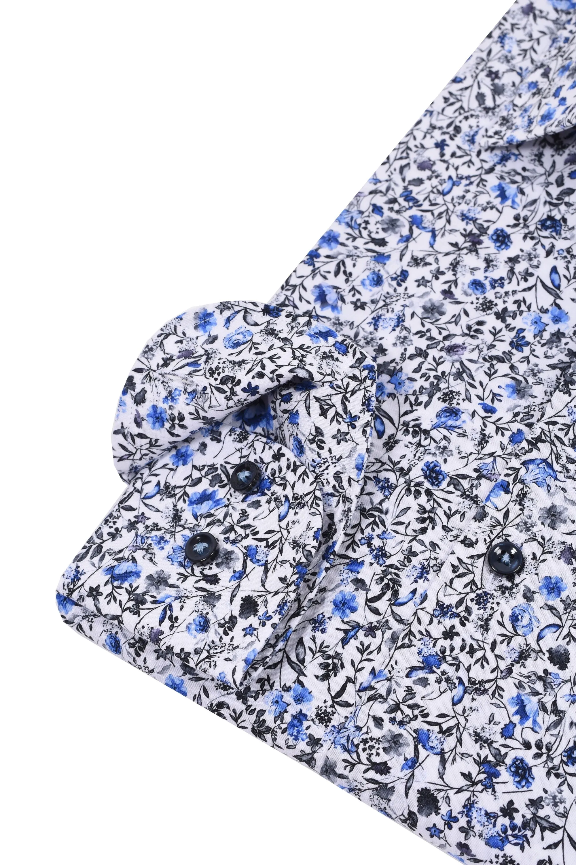 Boss H-hank-kent-c1-214 Shirt Light Blue Floral