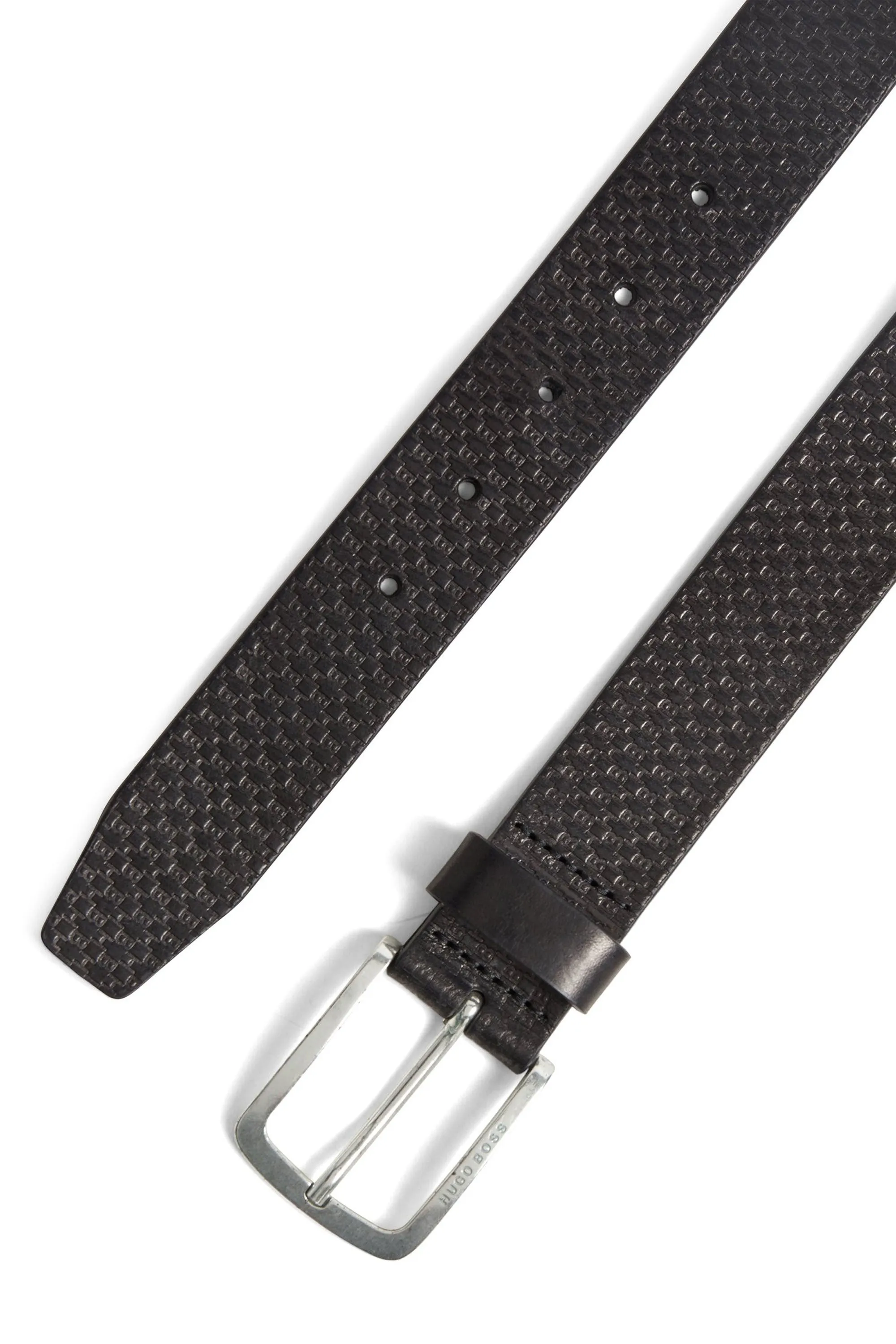 BOSS Jor-hb-a_sz35 Leather Belt Black