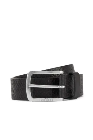 BOSS Jor-hb-a_sz35 Leather Belt Black