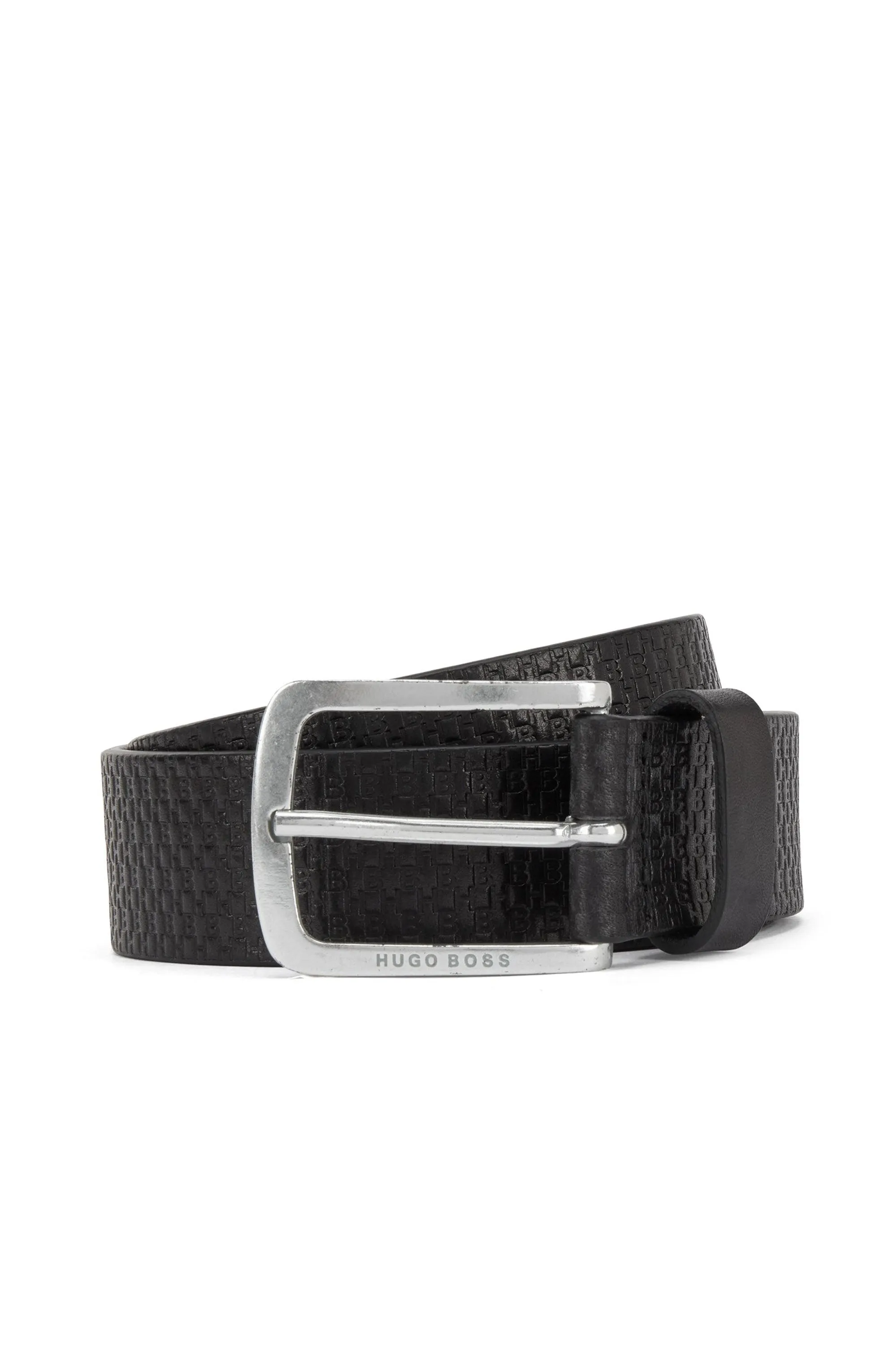BOSS Jor-hb-a_sz35 Leather Belt Black