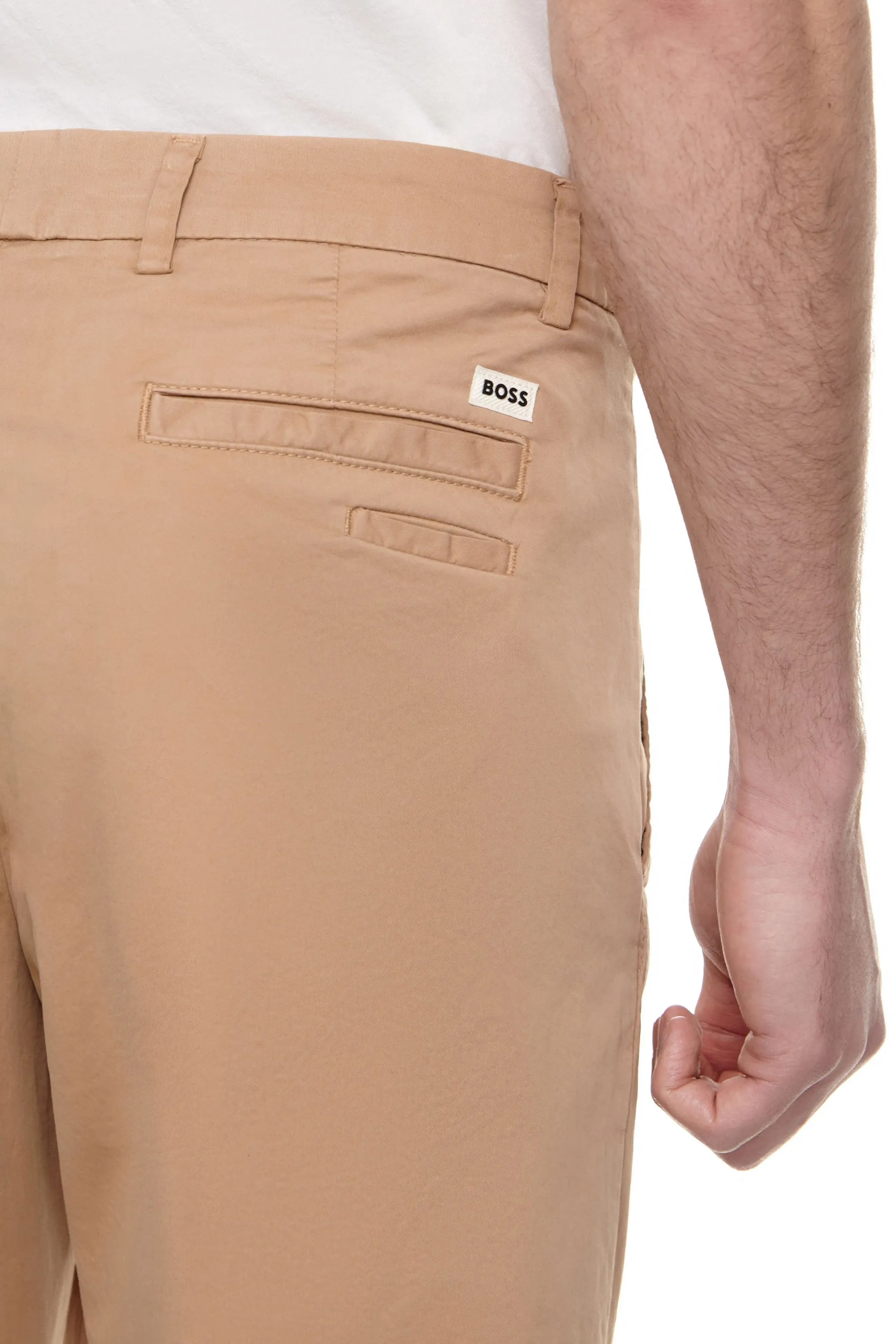 Boss Kaiton Cotton Trouser Medium Beige