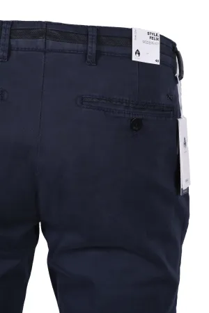 Brax Felix C Cotton Chino Blue