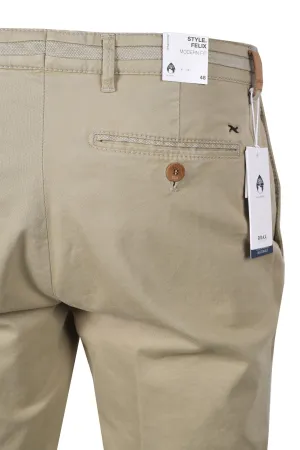 Brax Felix C Cotton Chino Khaki