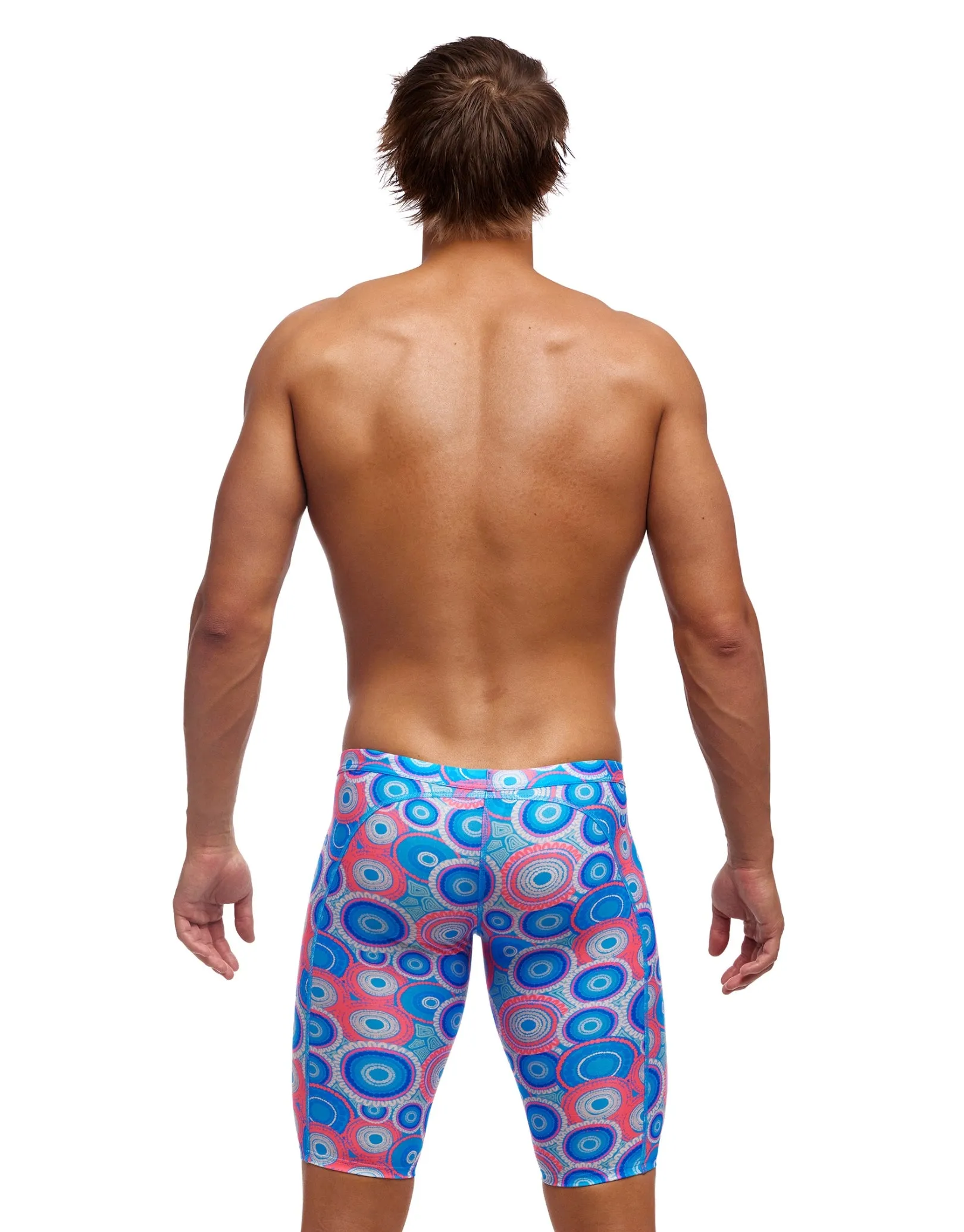 Bundjalung Blue Swim Training Jammers - Blue/Pink
