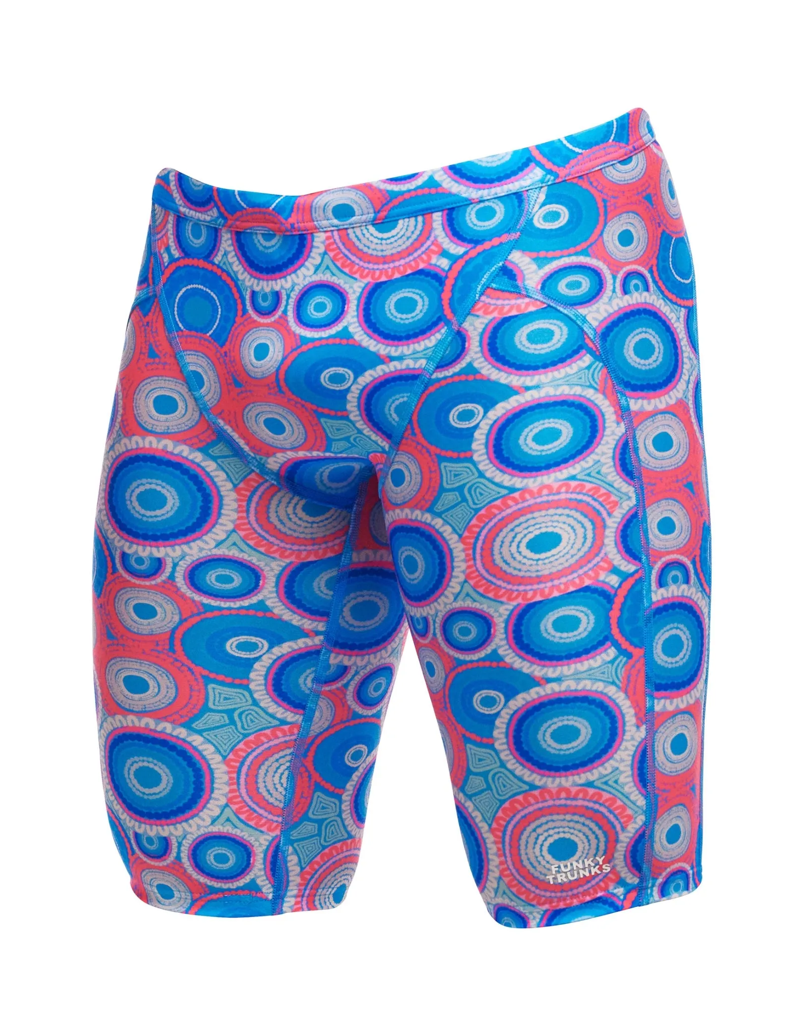 Bundjalung Blue Swim Training Jammers - Blue/Pink