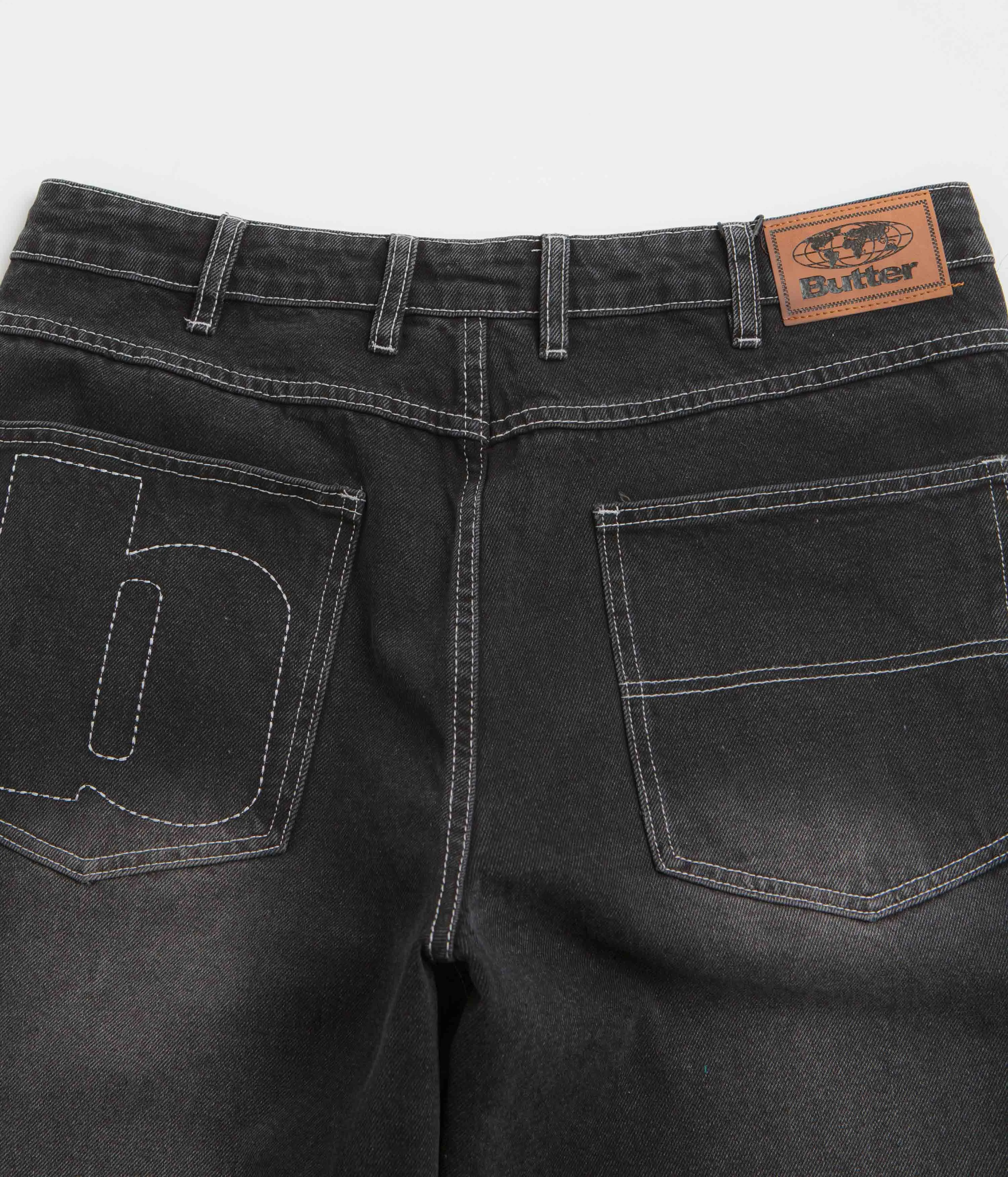 Butter Goods Ace Jeans - Distressed Black