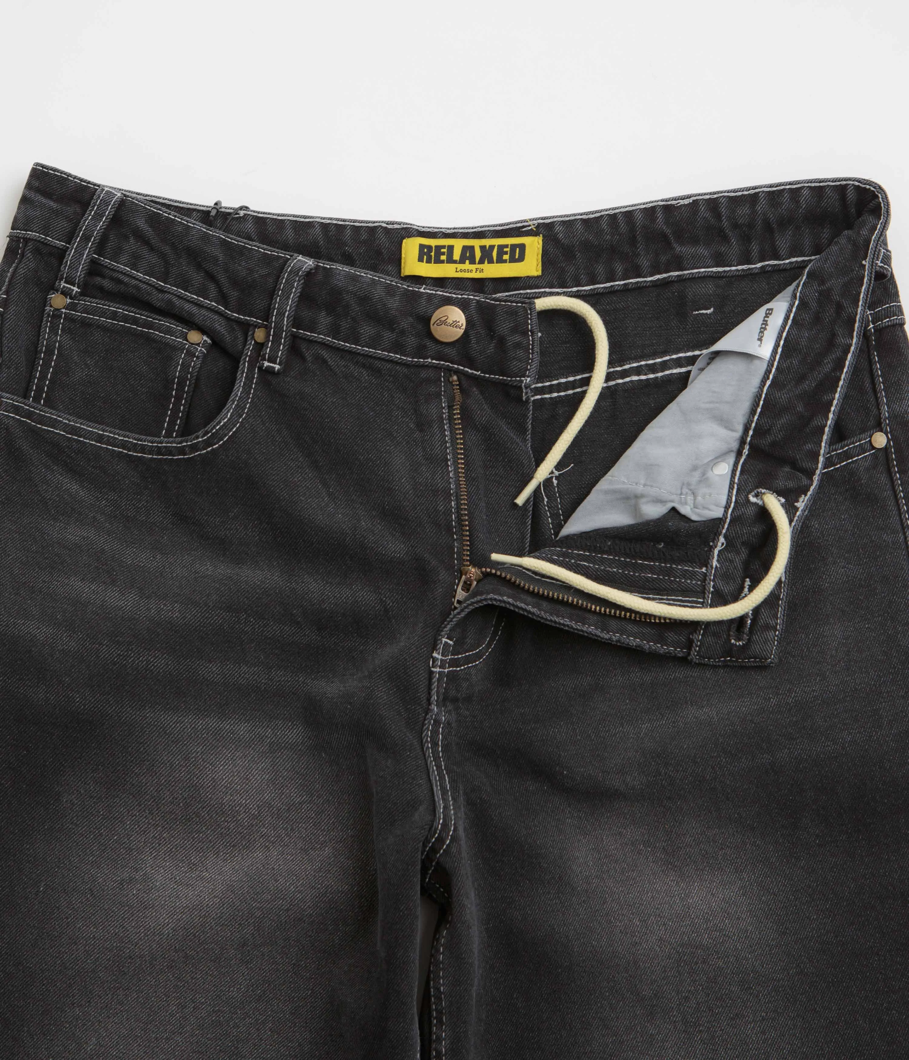 Butter Goods Ace Jeans - Distressed Black
