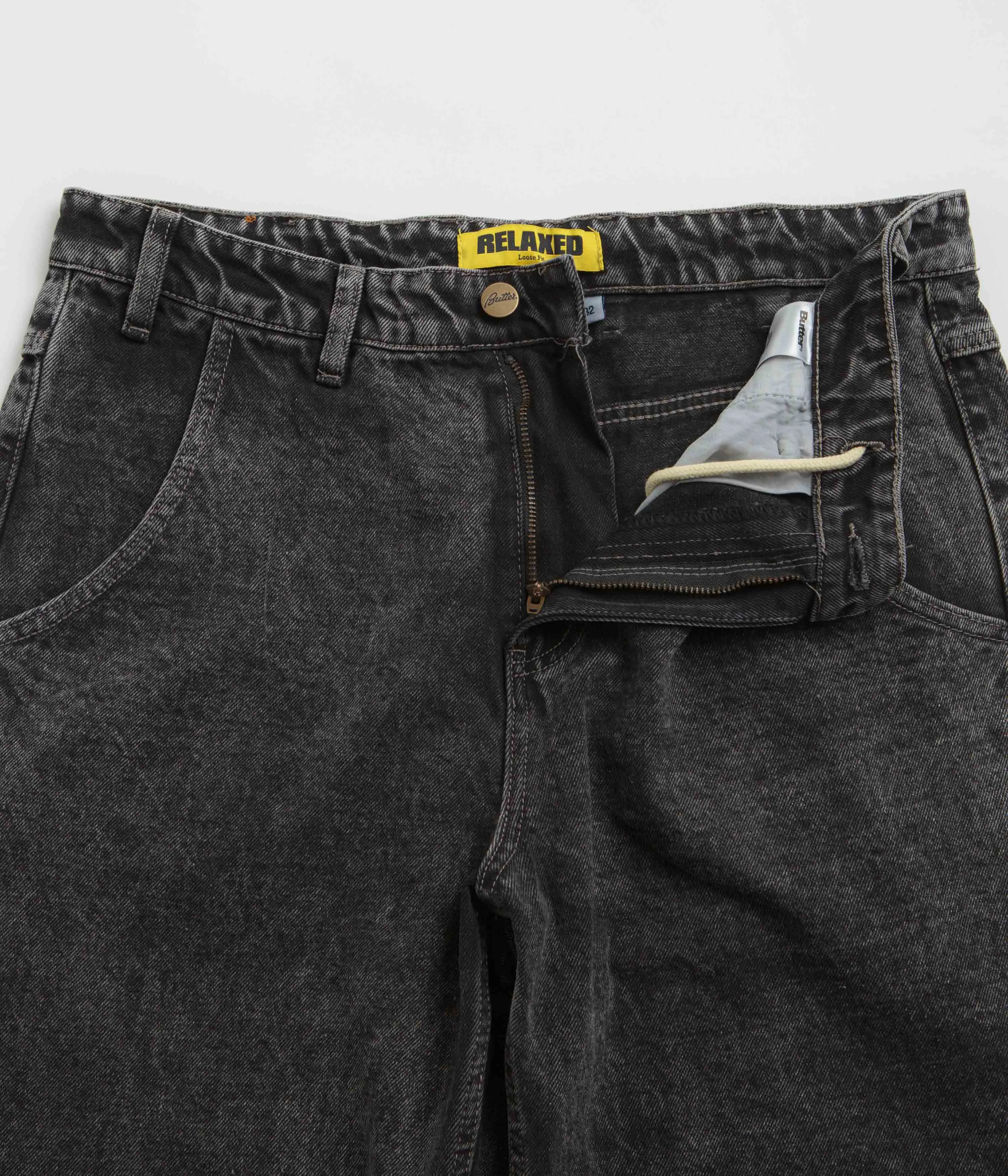 Butter Goods Alpine Jeans - Distressed Black