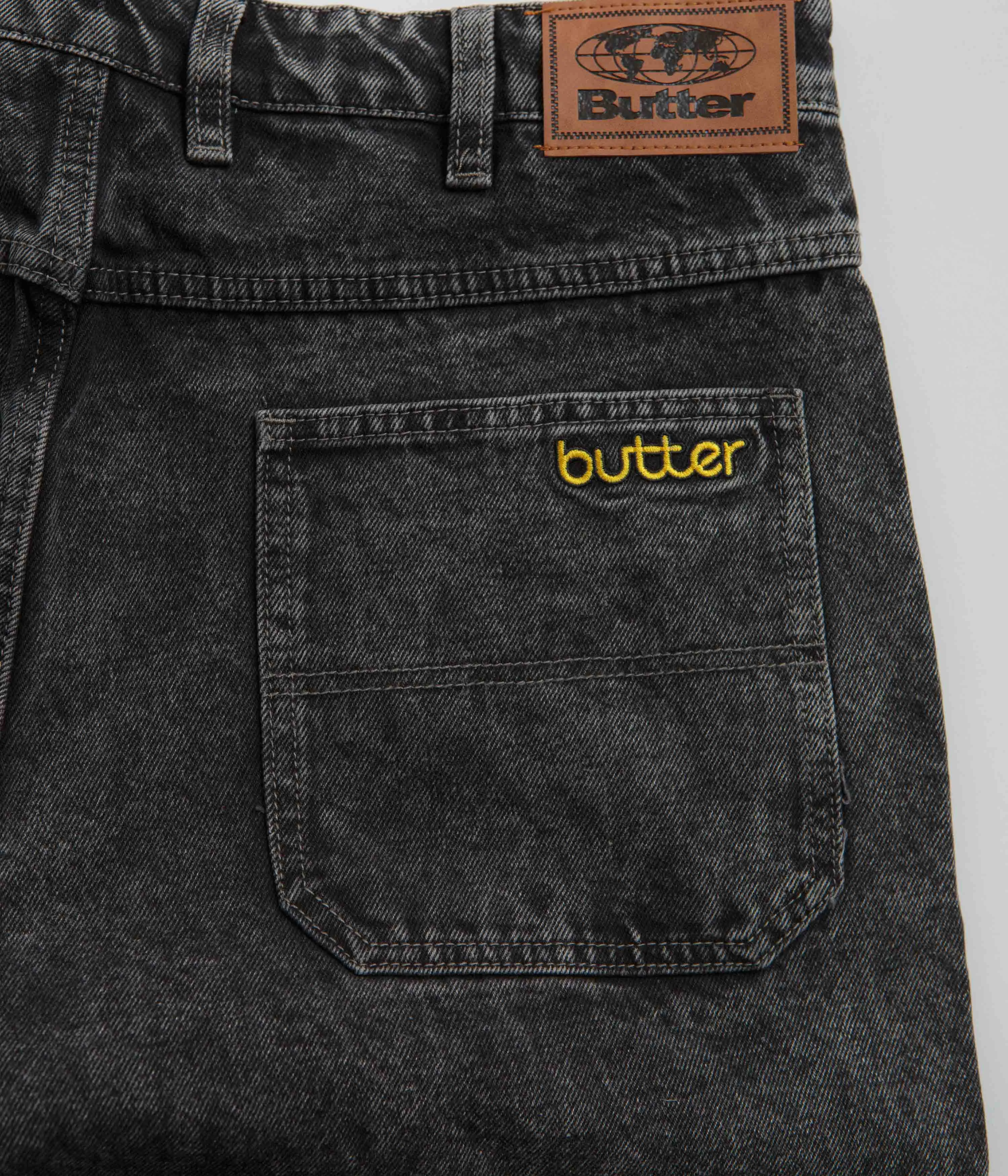 Butter Goods Alpine Jeans - Distressed Black