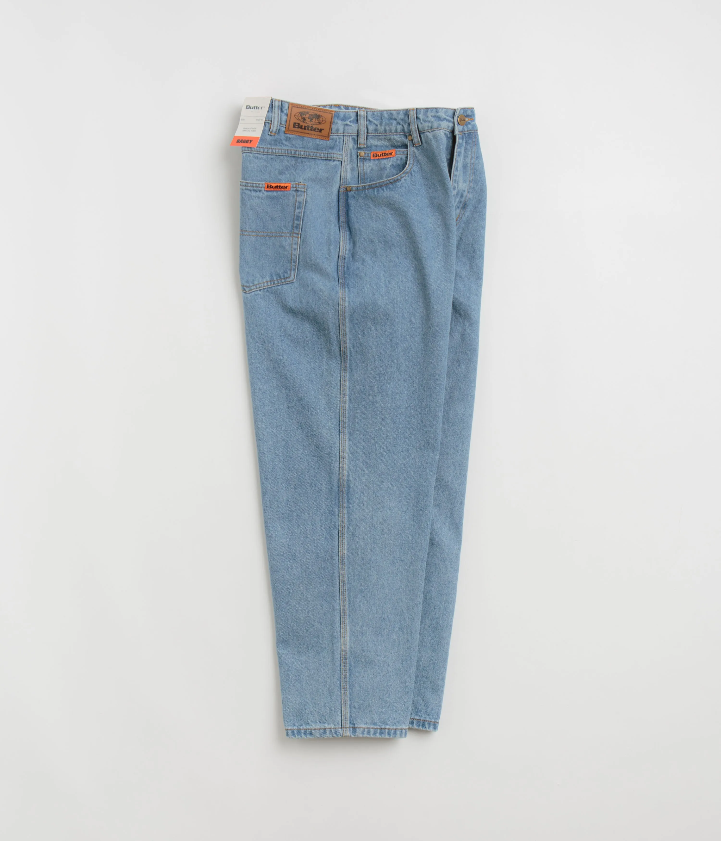 Butter Goods Baggy Jeans - Washed Indigo / Indigo