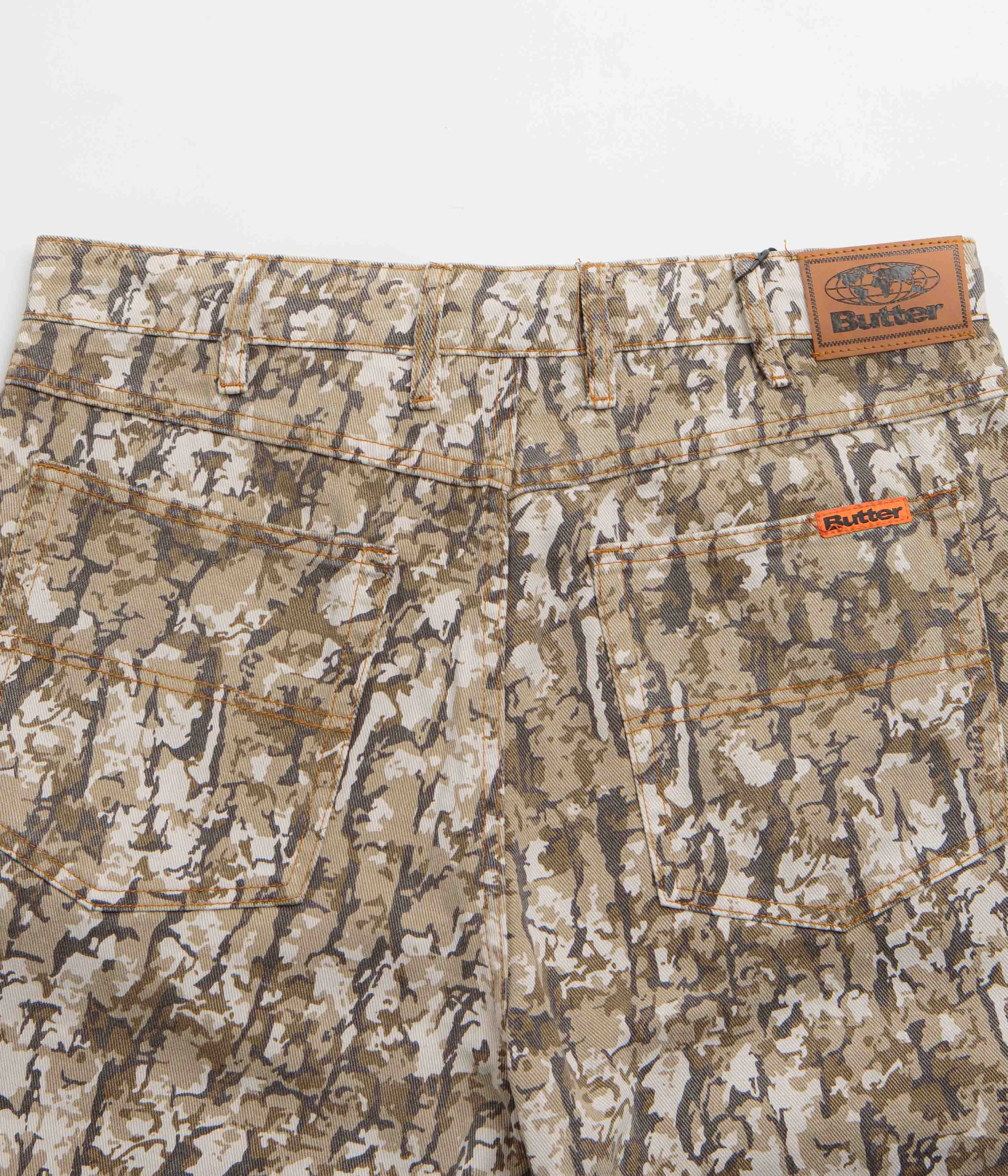 Butter Goods Bark Camo Jeans - Tan