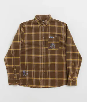Butter Goods Bugs Flannel Shirt - Chestnut
