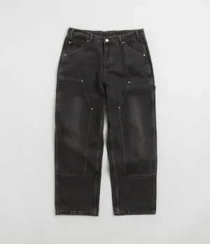 Butter Goods Davide Double Knee  Jeans - Washed Black