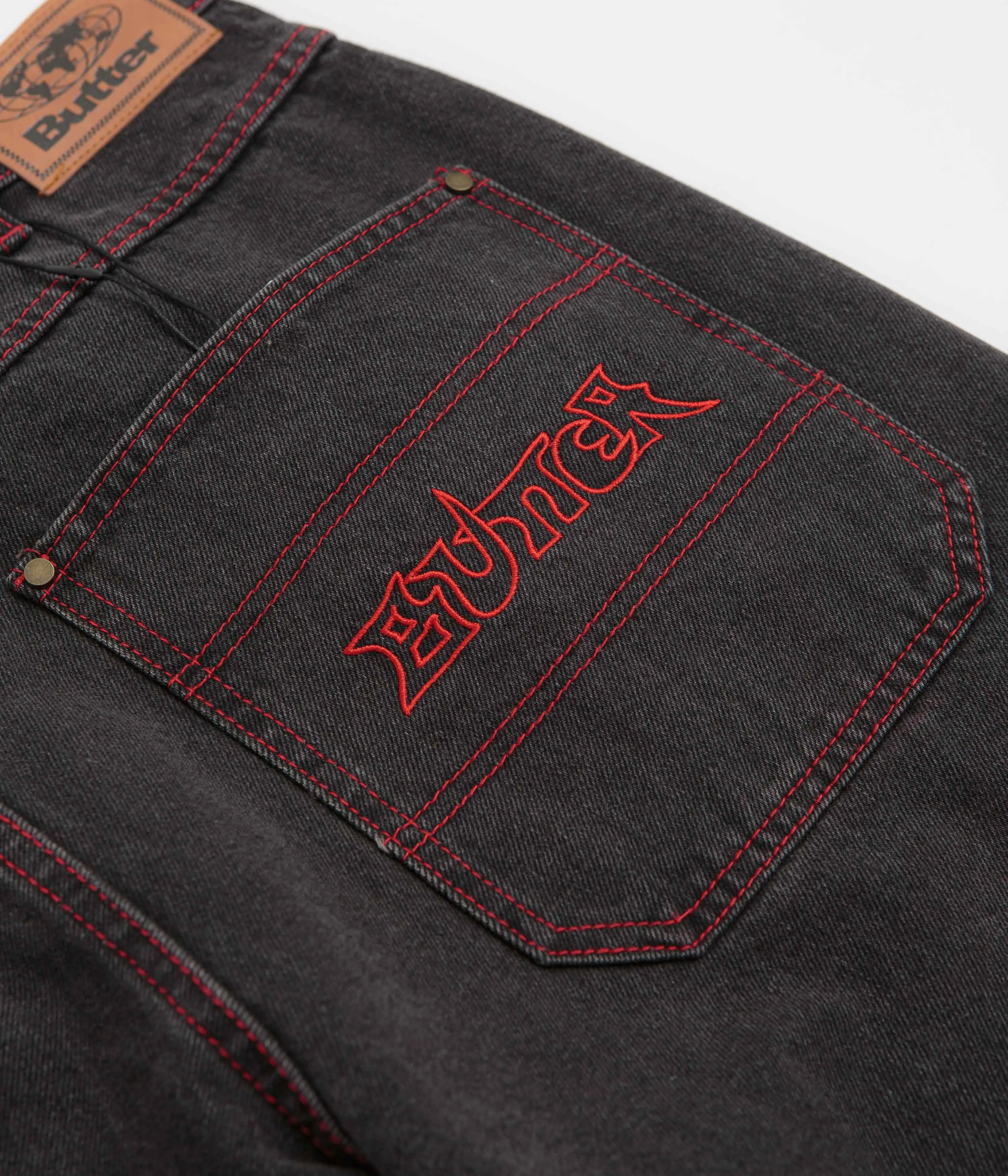 Butter Goods Encounter Jeans - Tinted Washed Black