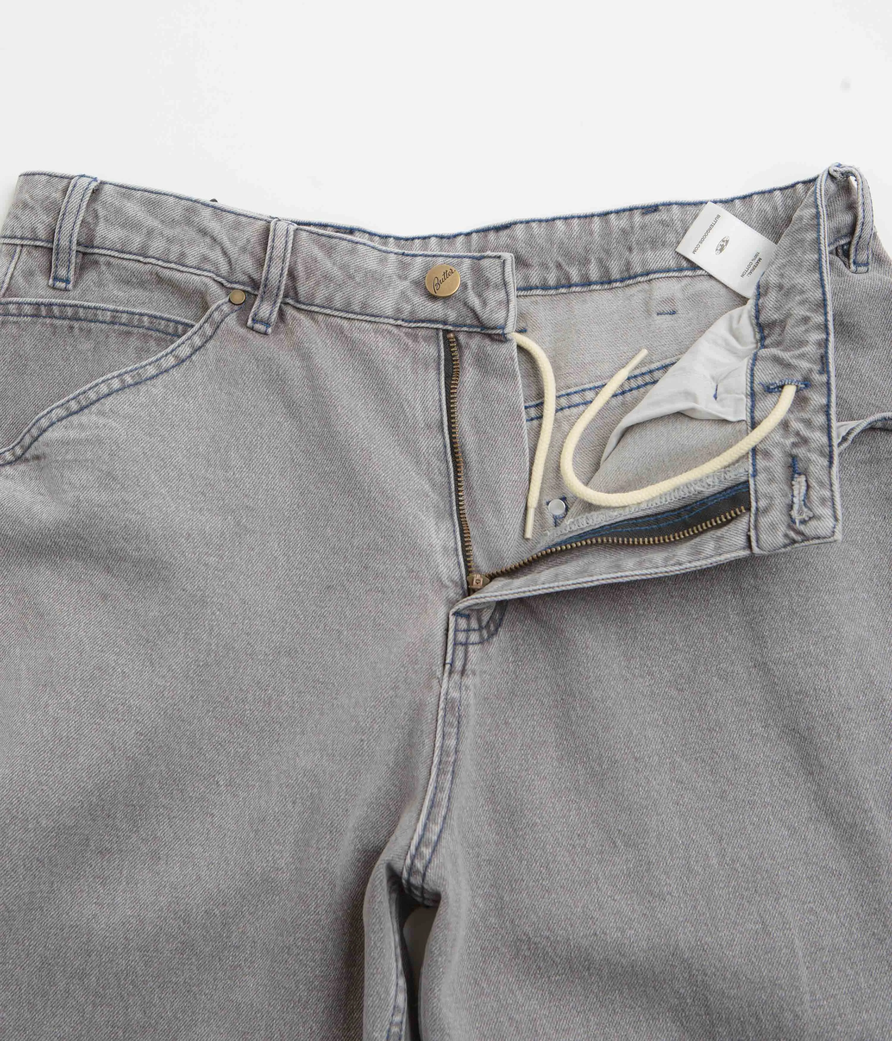Butter Goods Encounter Jeans - Washed Soft Grey