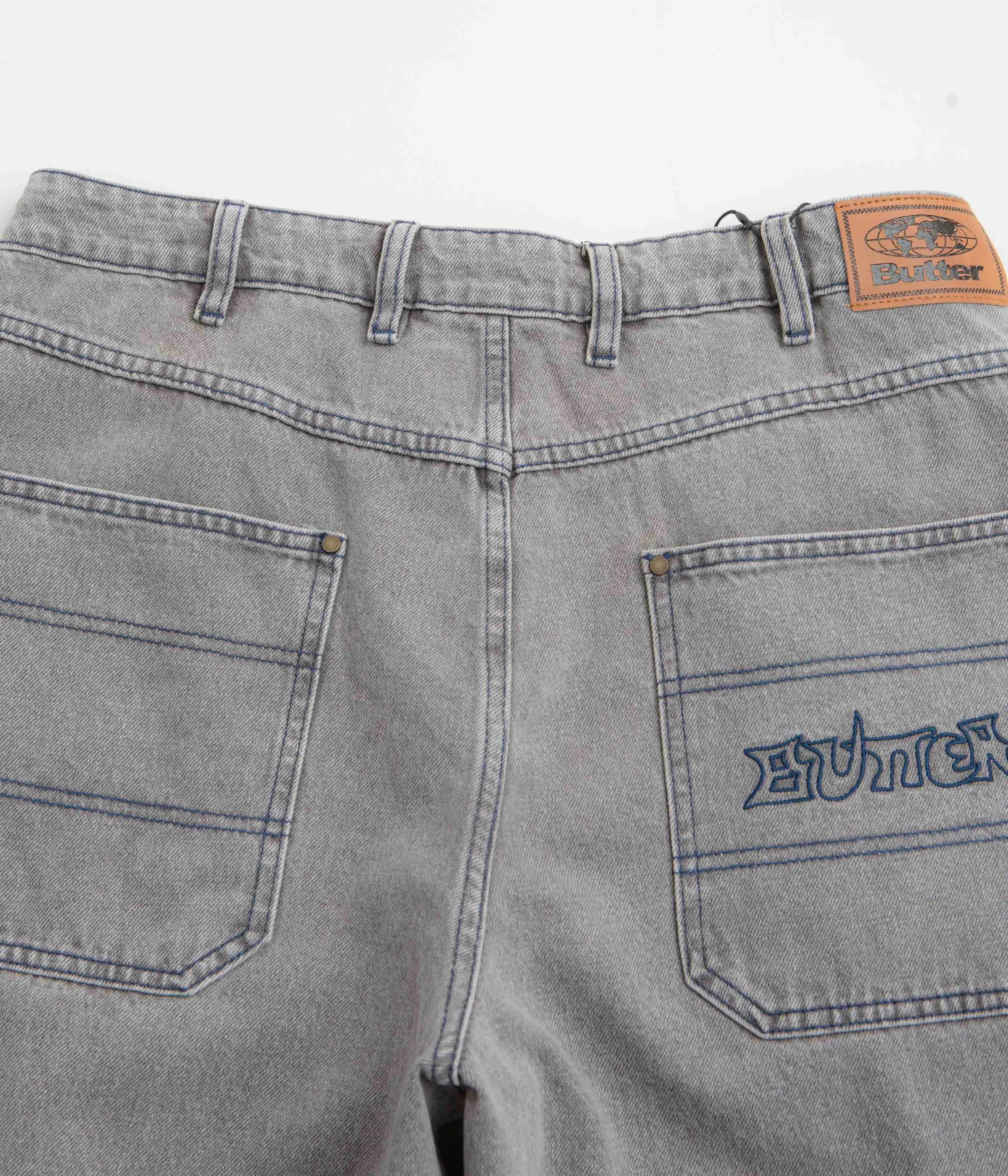 Butter Goods Encounter Jeans - Washed Soft Grey