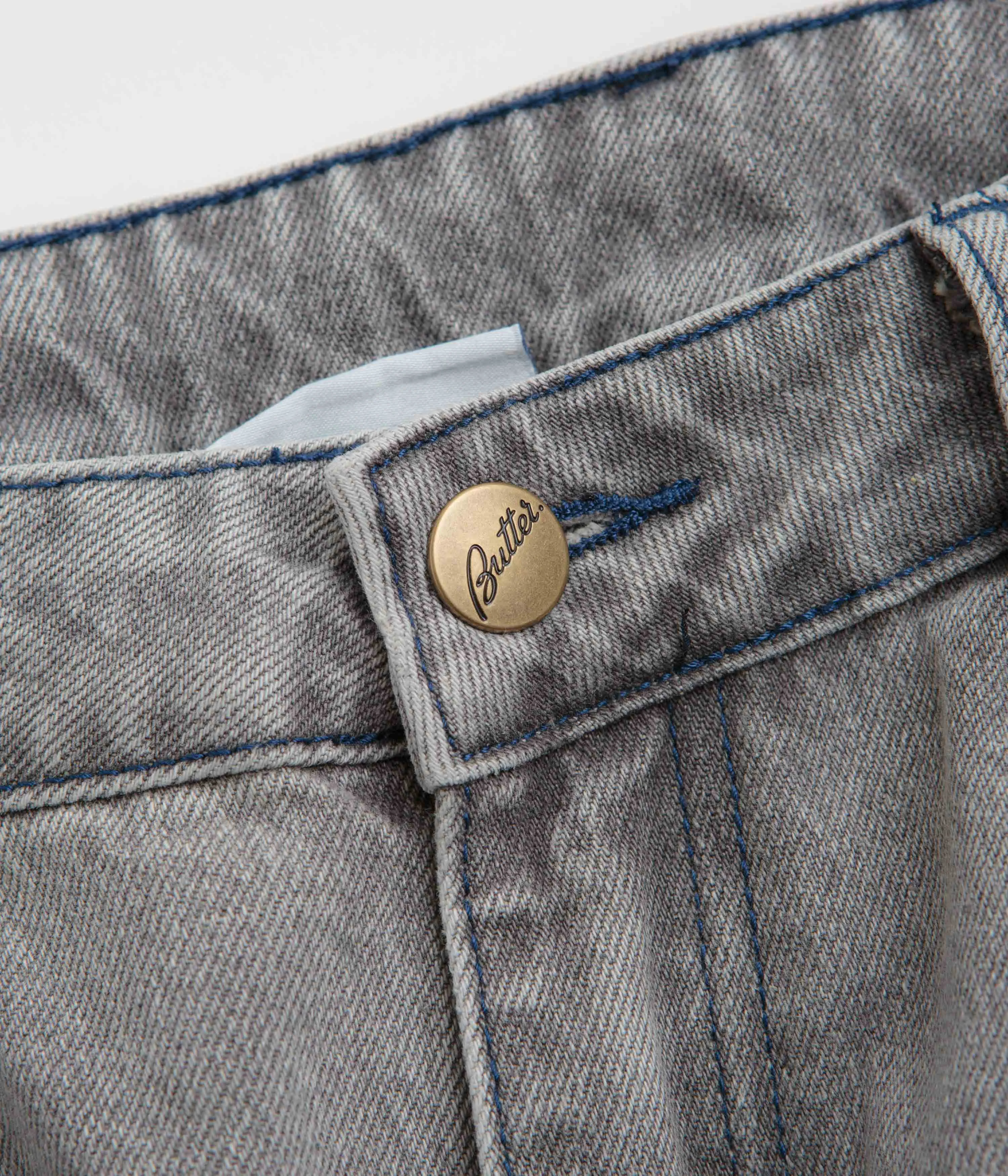 Butter Goods Encounter Jeans - Washed Soft Grey