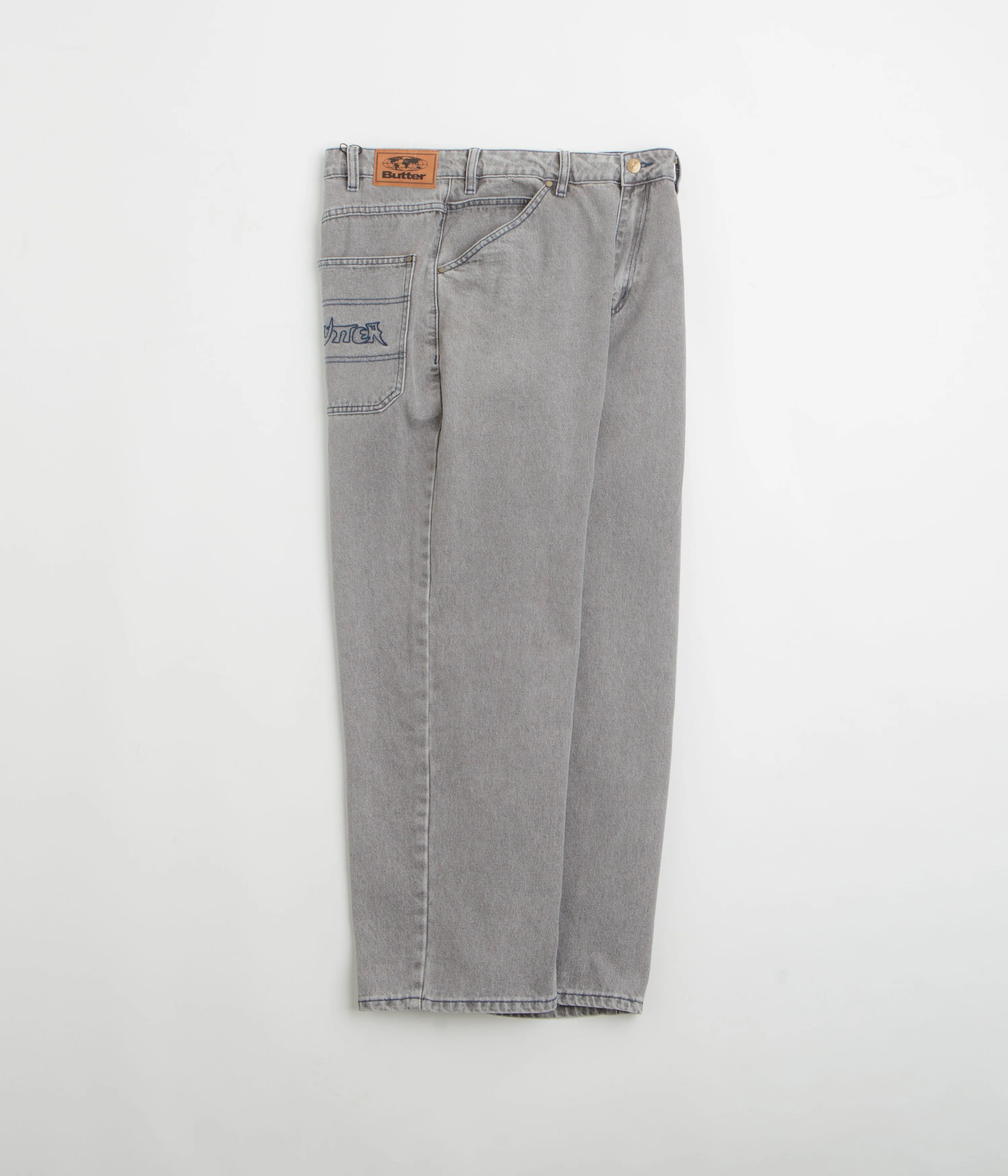 Butter Goods Encounter Jeans - Washed Soft Grey