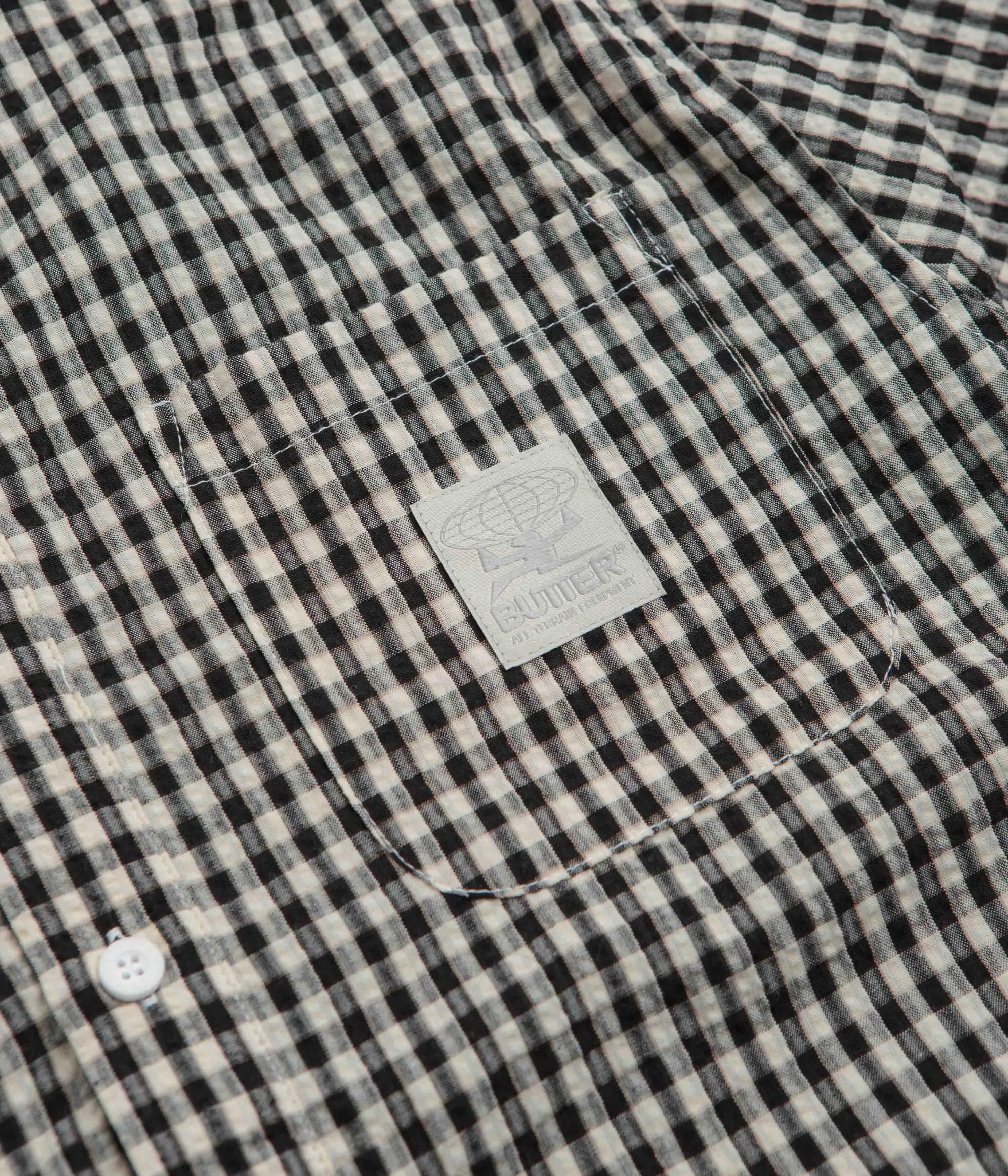 Butter Goods Equipment Short Sleeve Shirt - Black