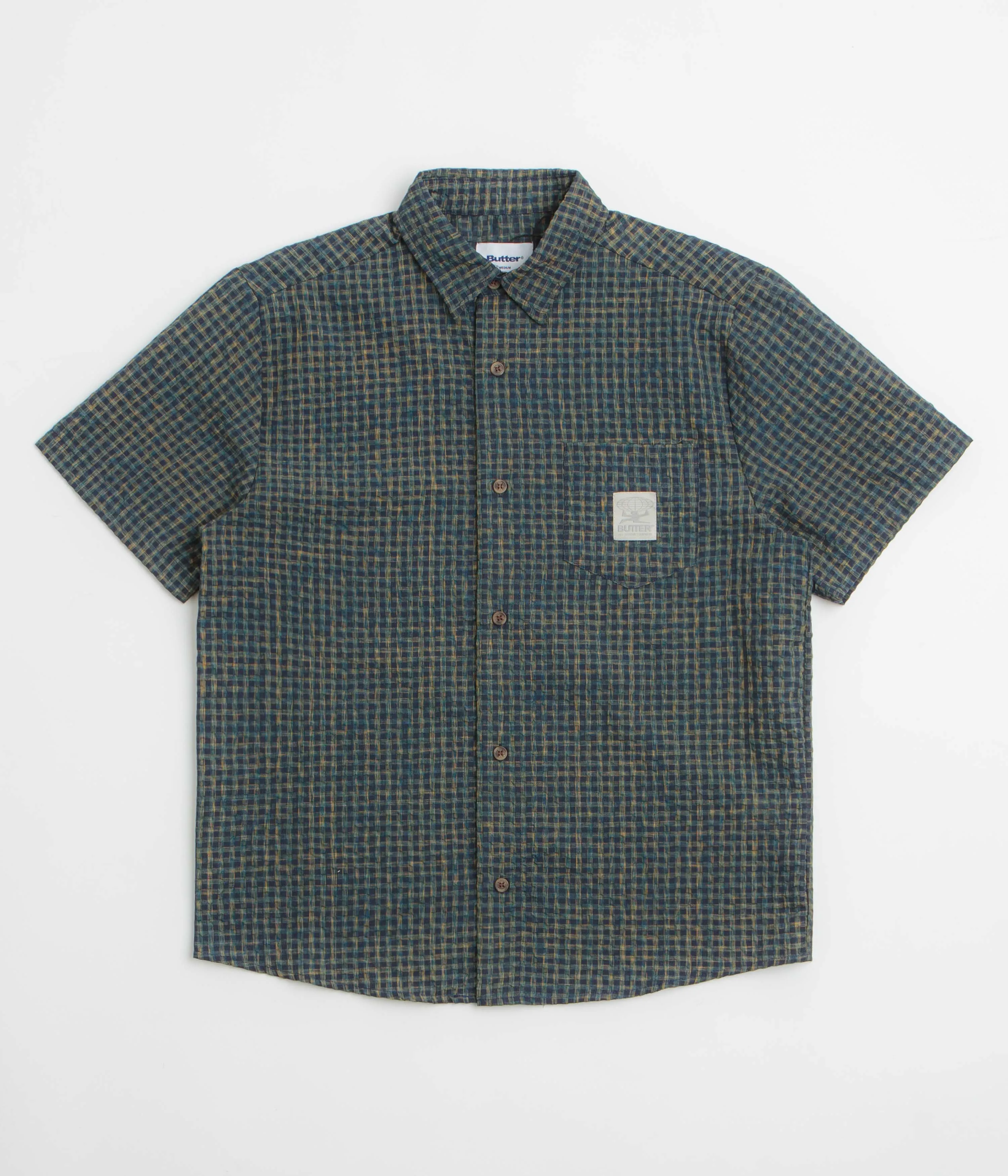 Butter Goods Equipment Short Sleeve Shirt - Navy