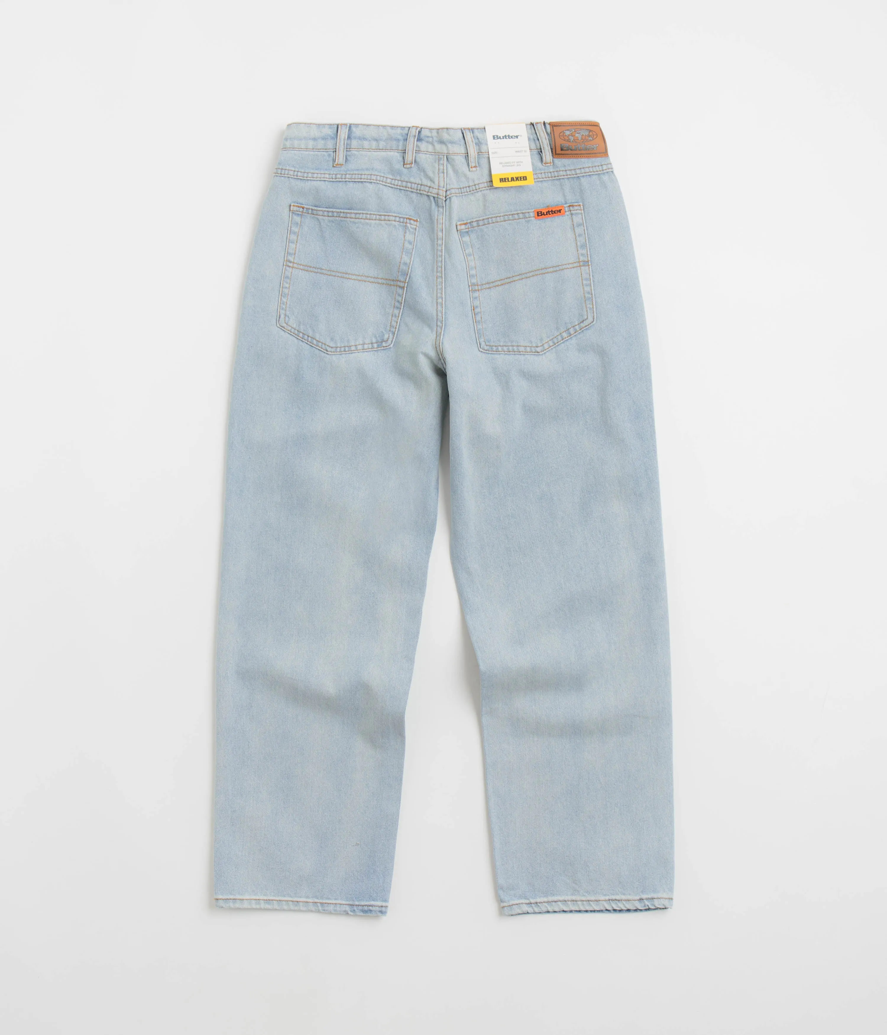 Butter Goods Relaxed Jeans - Light Blue / Blue