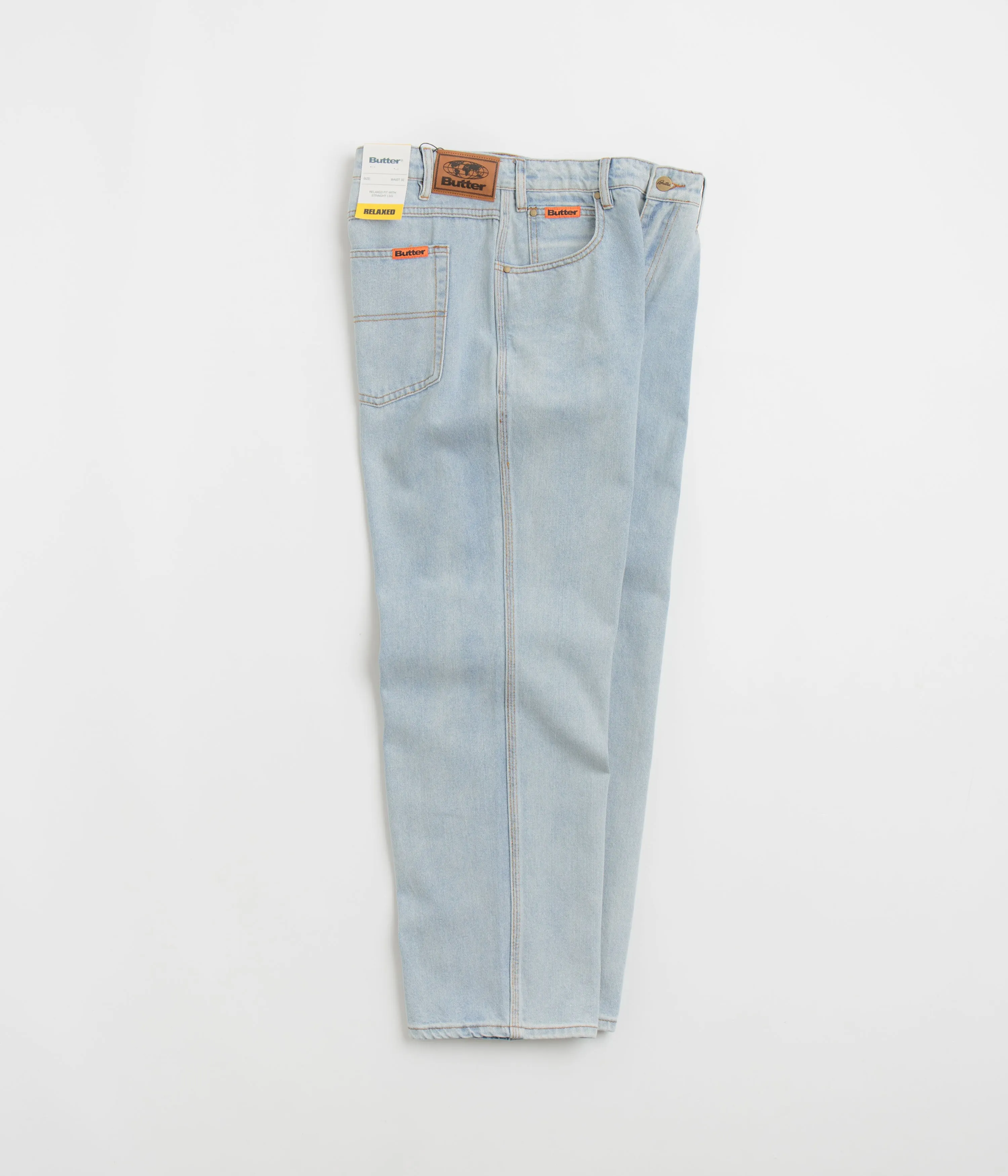 Butter Goods Relaxed Jeans - Light Blue / Blue