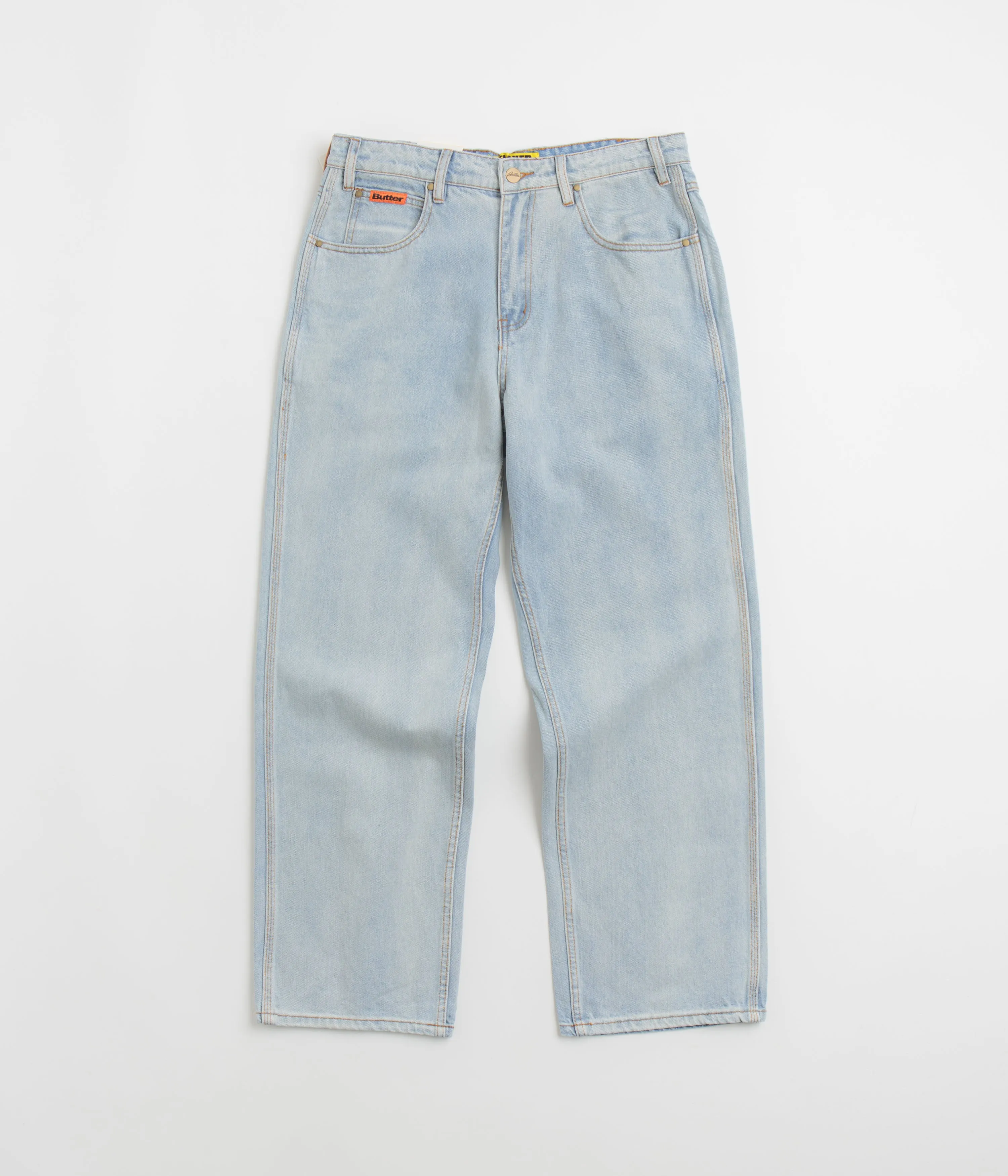 Butter Goods Relaxed Jeans - Light Blue / Blue