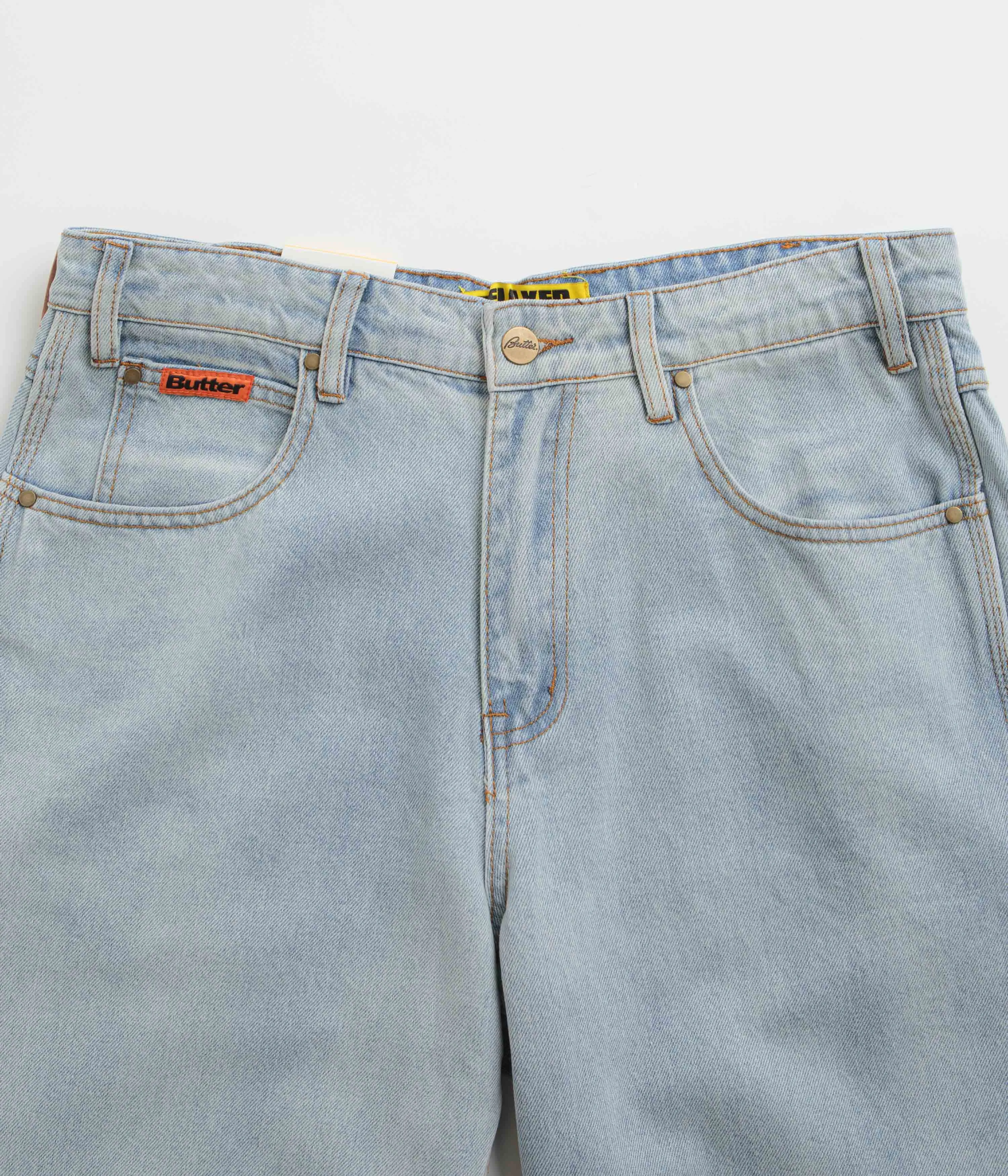 Butter Goods Relaxed Jeans - Light Blue / Blue