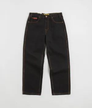 Butter Goods Relaxed Jeans - Washed Black / Black