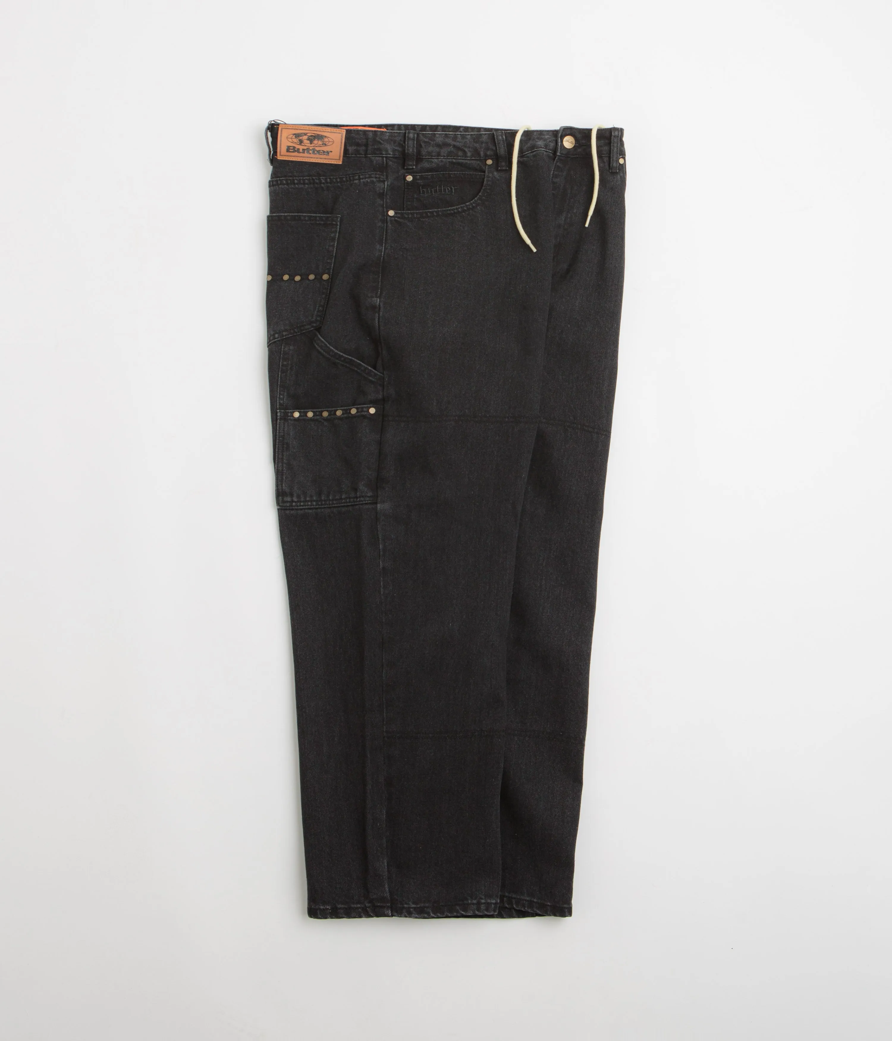 Butter Goods Rivet Jeans - Washed Black