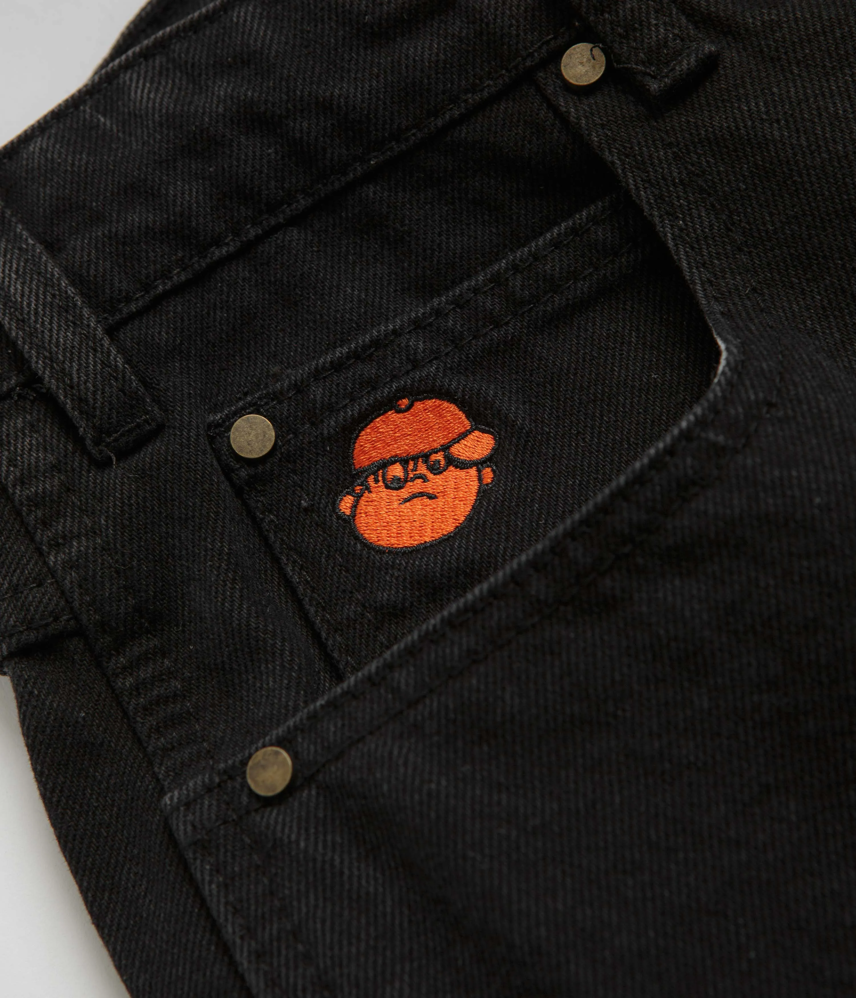 Butter Goods Santosuosso Double Knee Jeans - Washed Black
