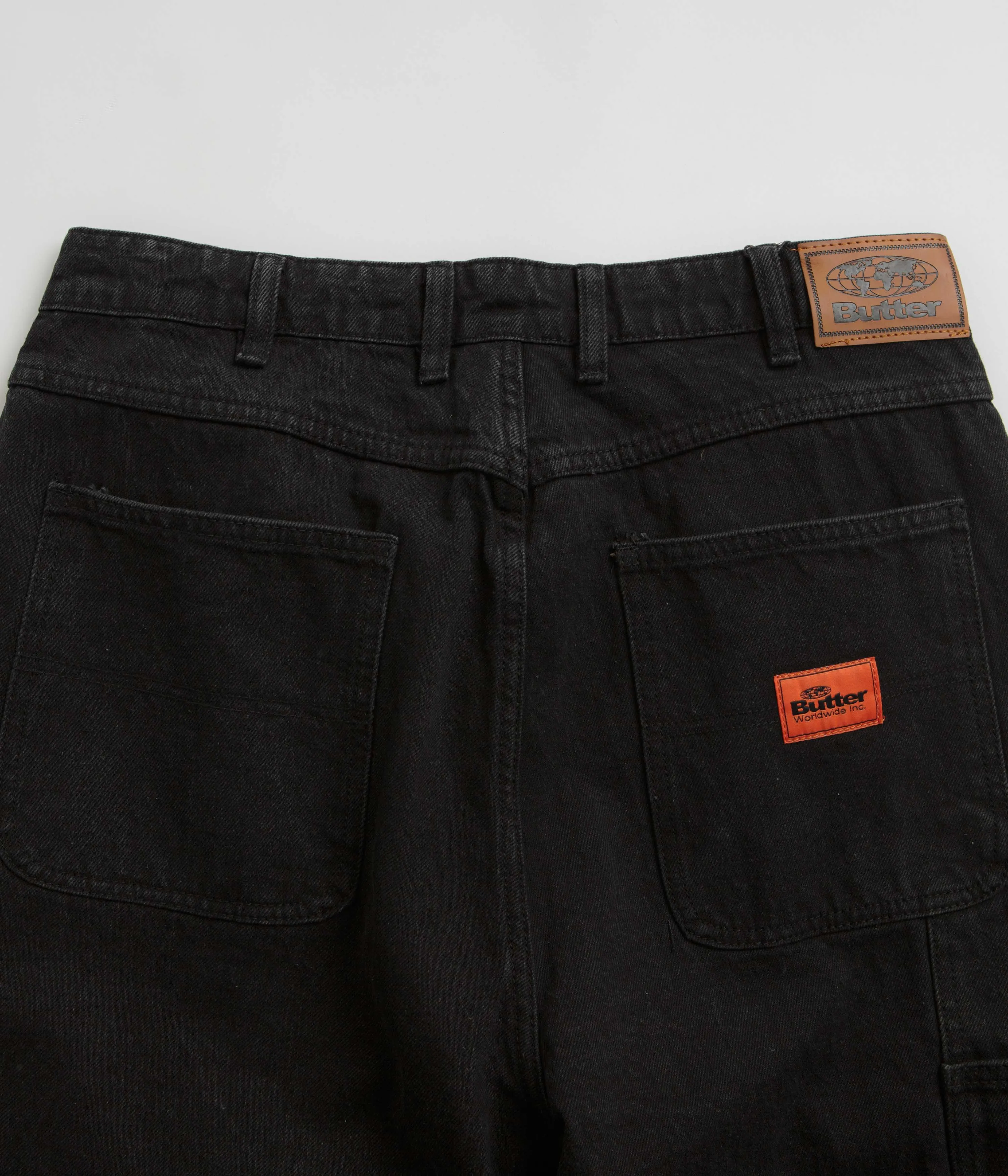 Butter Goods Santosuosso Double Knee Jeans - Washed Black
