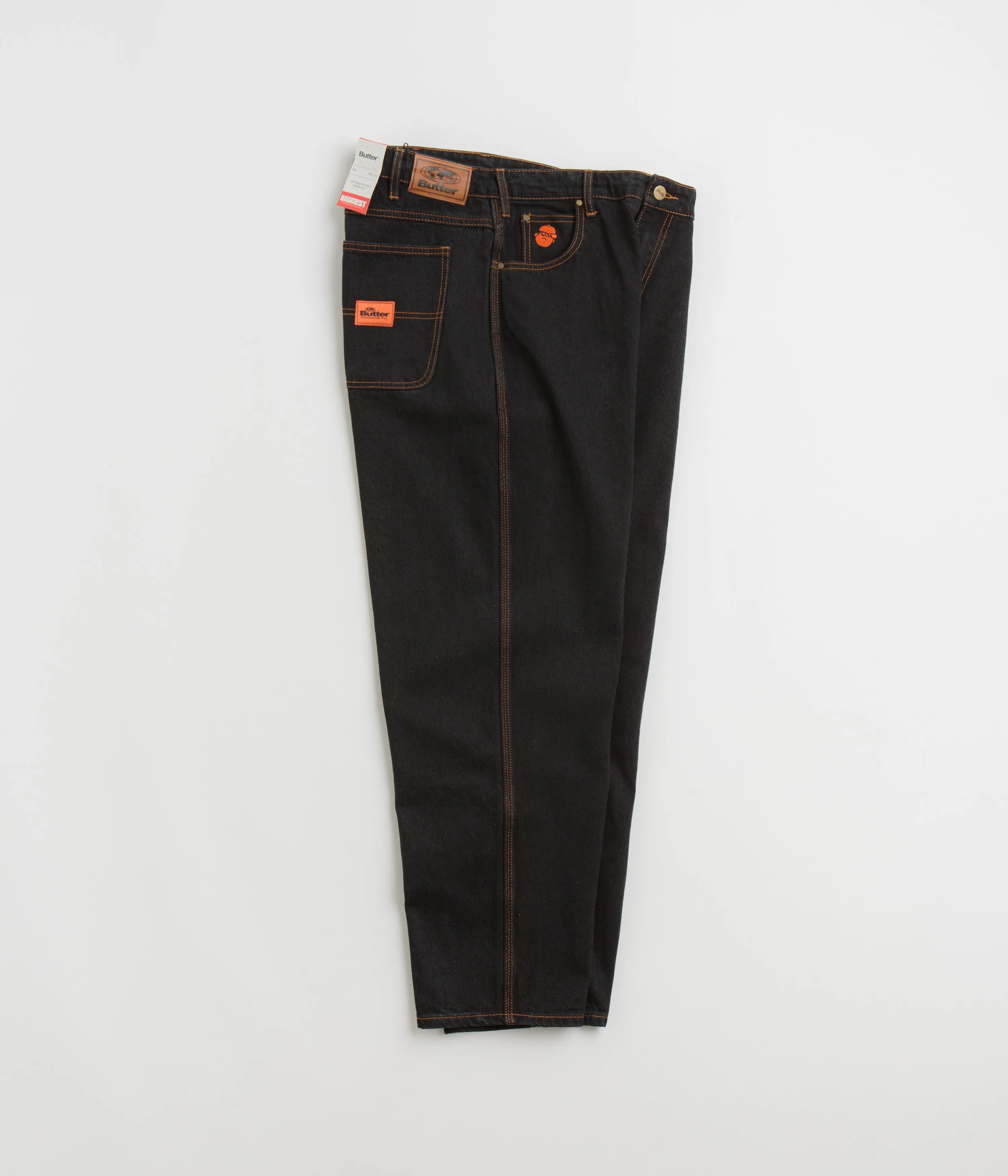 Butter Goods Santosuosso Jeans - Washed Black / Orange