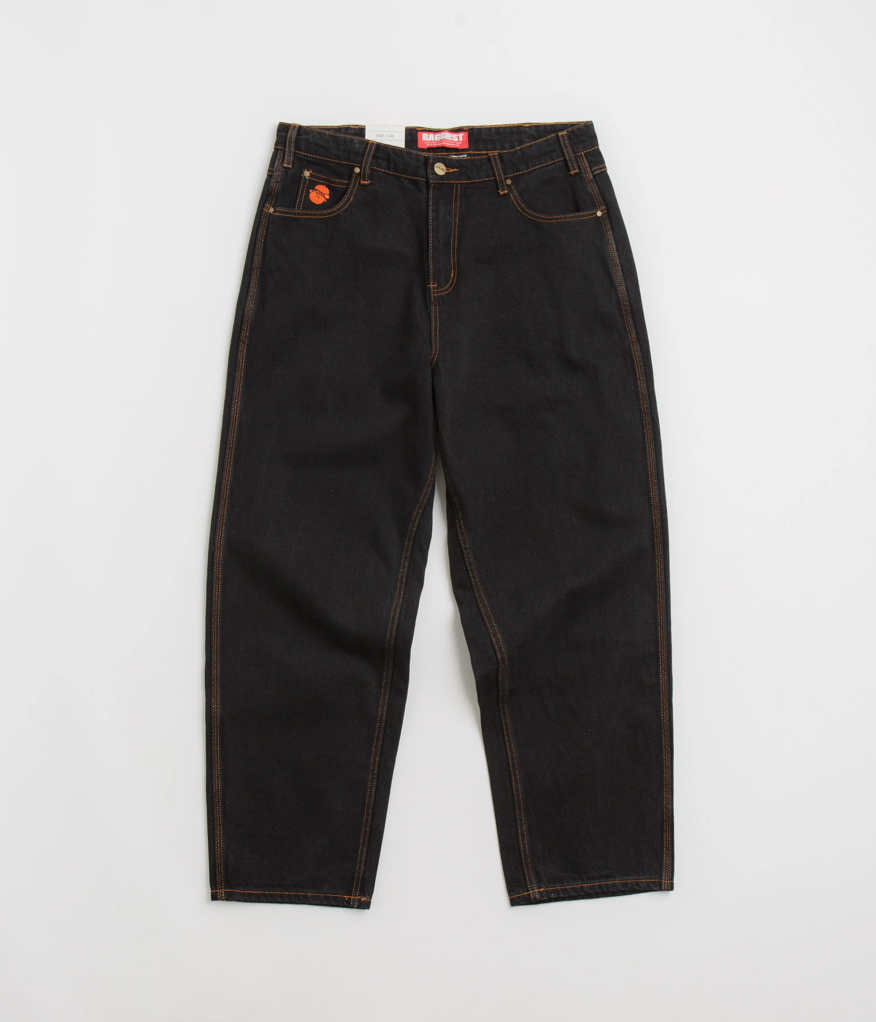 Butter Goods Santosuosso Jeans - Washed Black / Orange