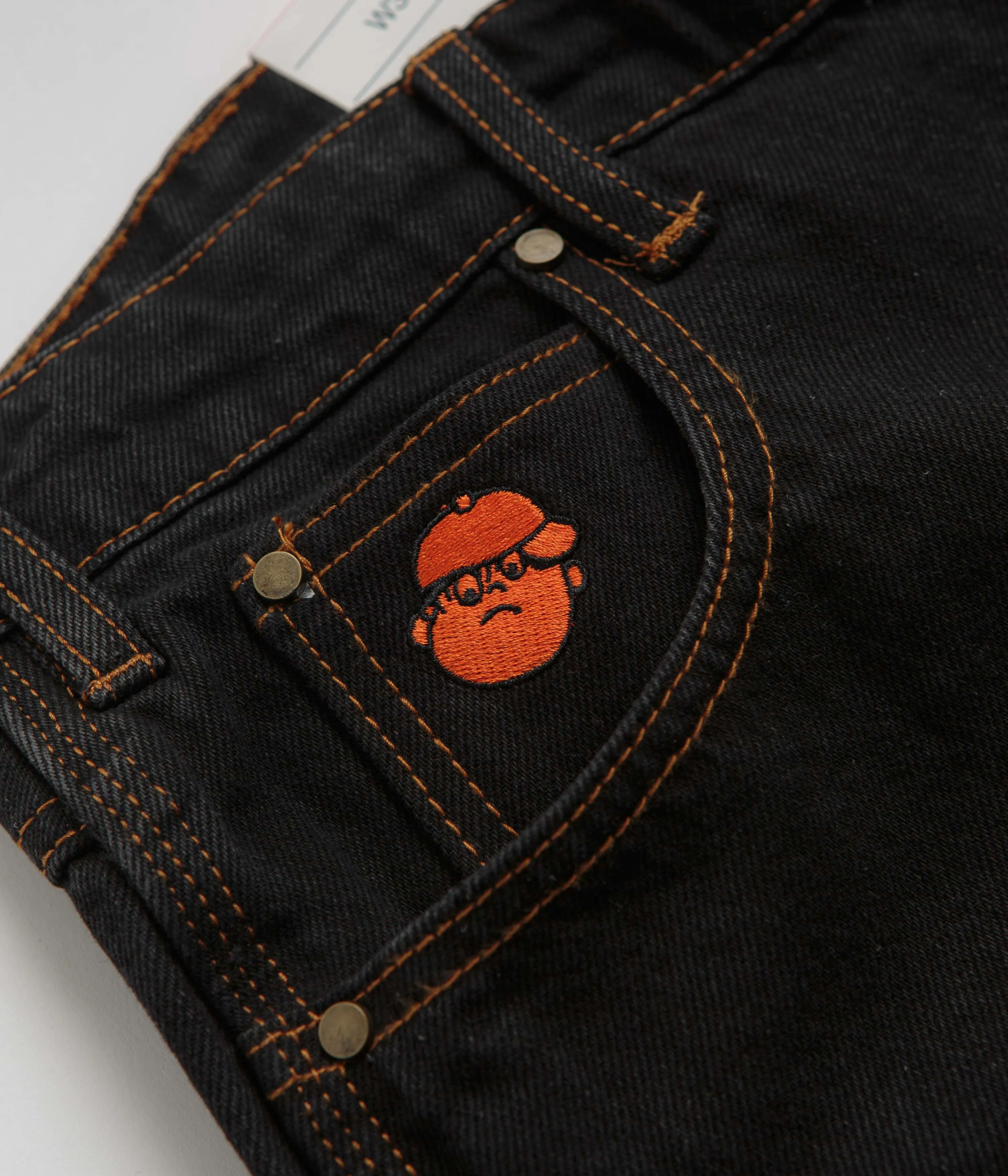 Butter Goods Santosuosso Jeans - Washed Black / Orange