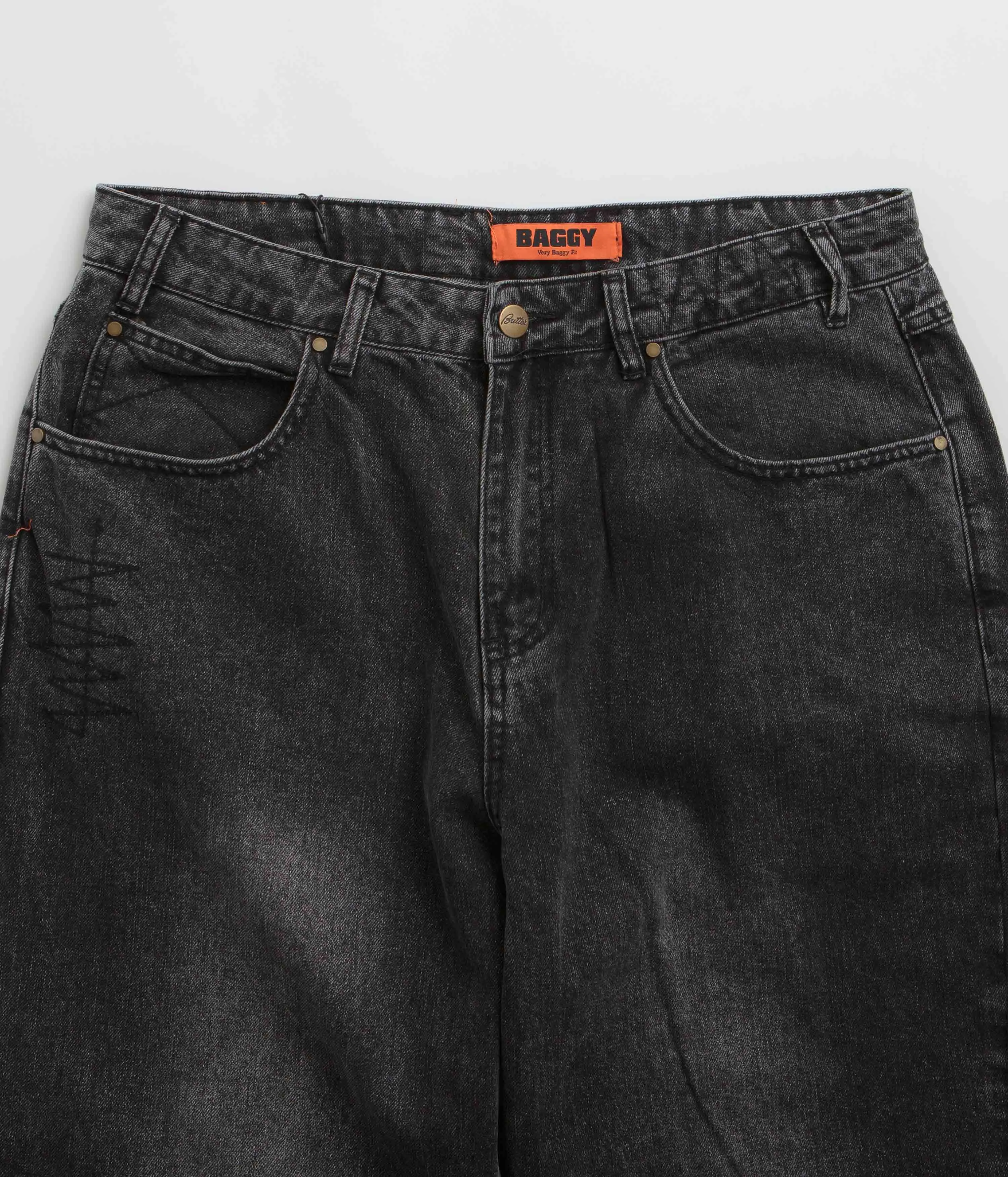 Butter Goods Stitch Jeans - Distressed Grey